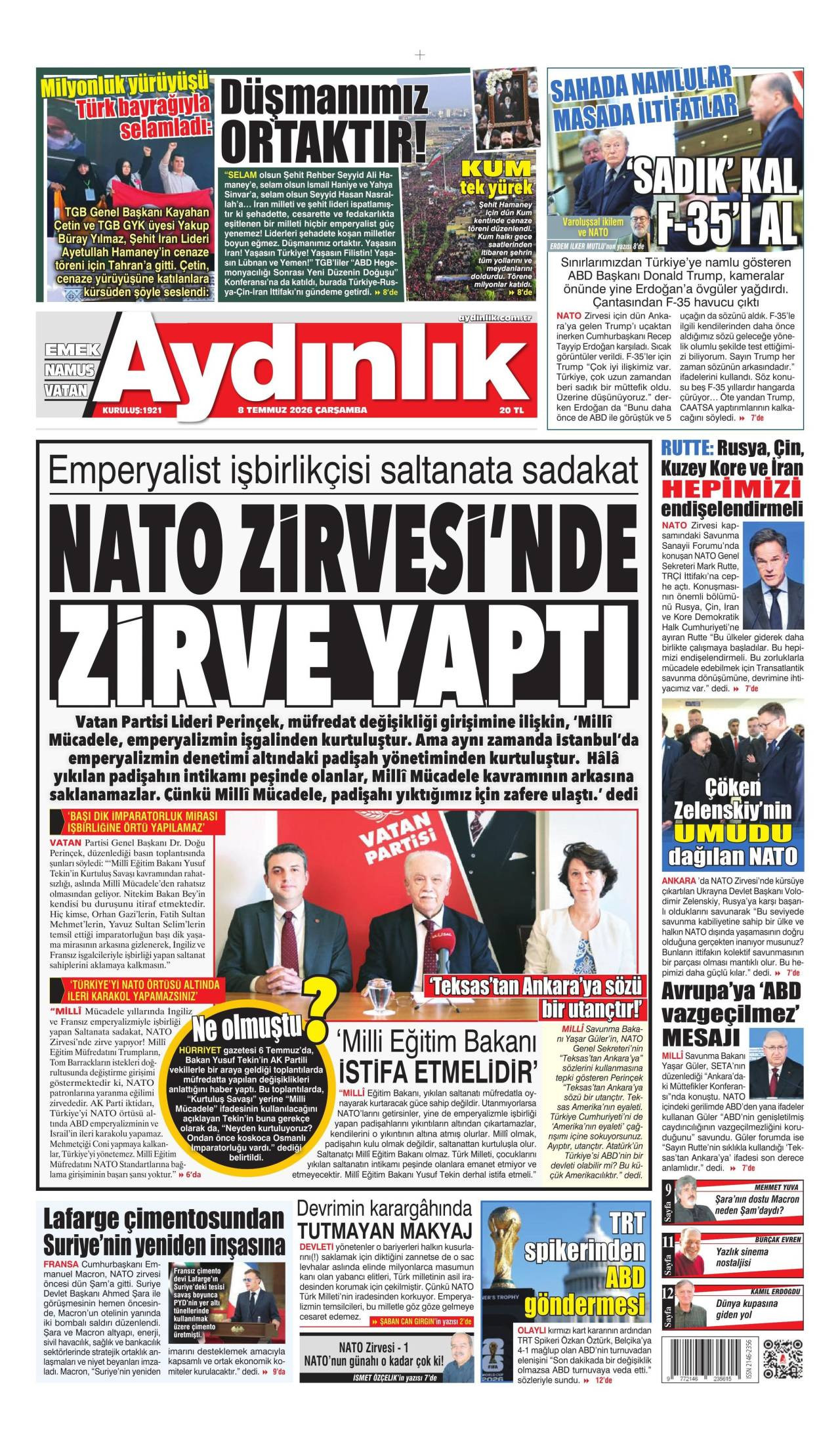 Aydınlık Gazetesi