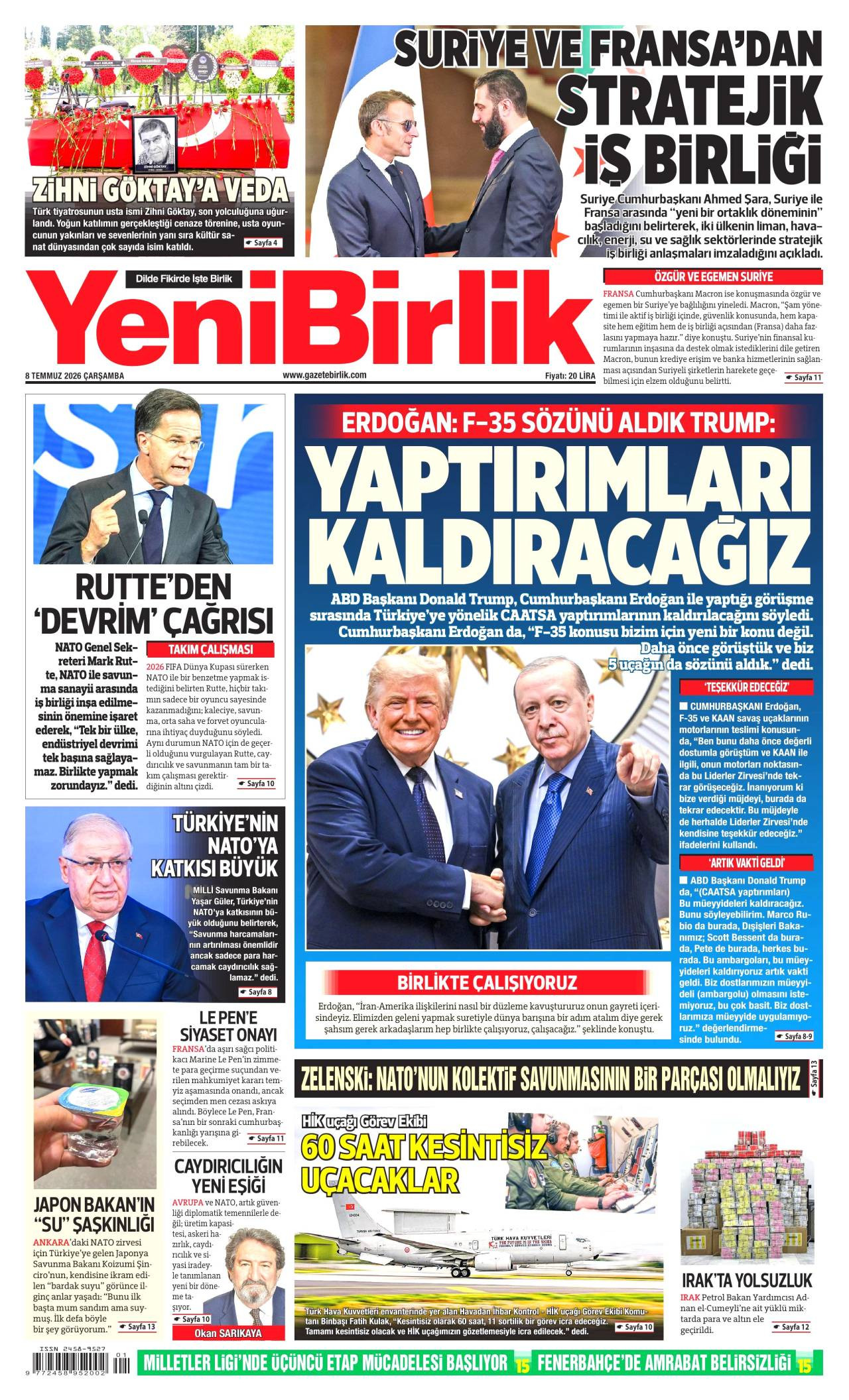 Yeni Birlik Gazetesi