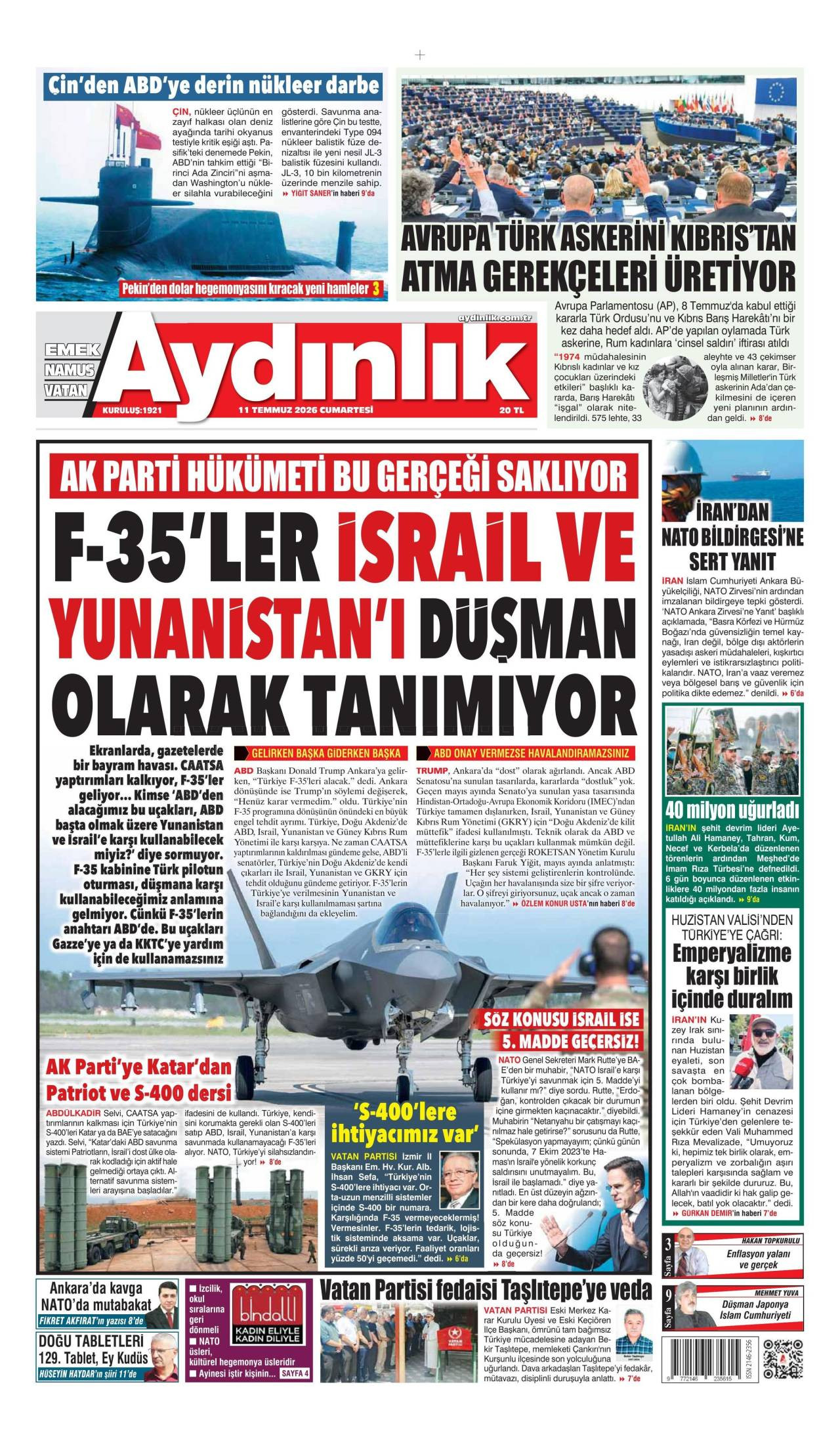 Aydınlık Gazetesi