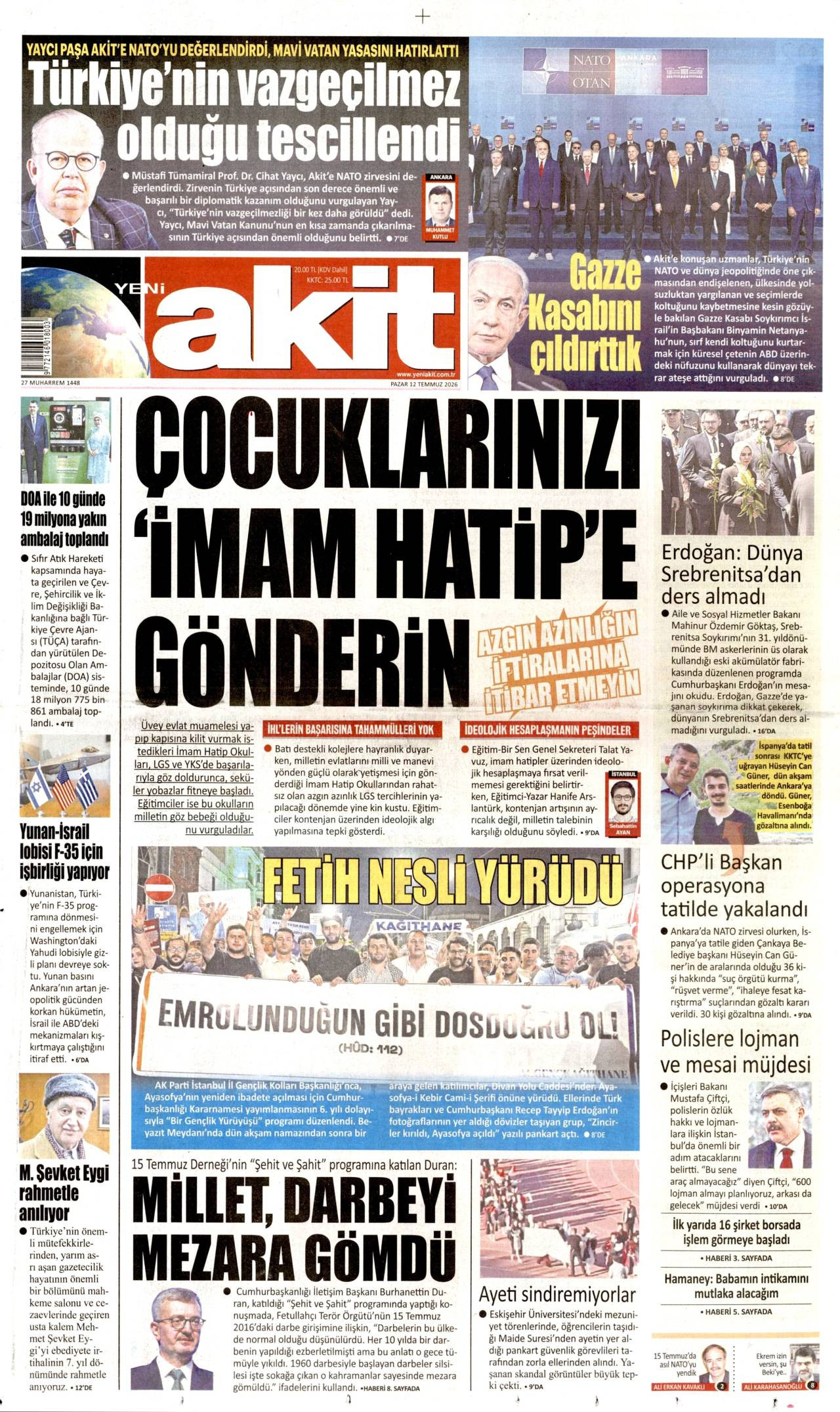 Yeni Akit Gazetesi