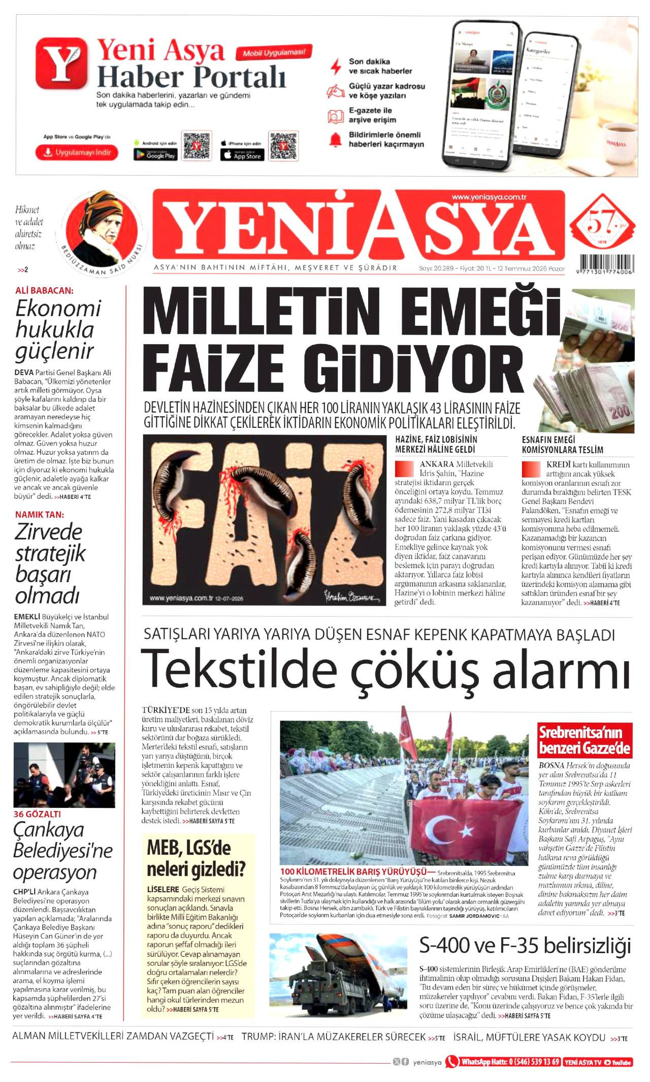 Yeni Asya Gazetesi