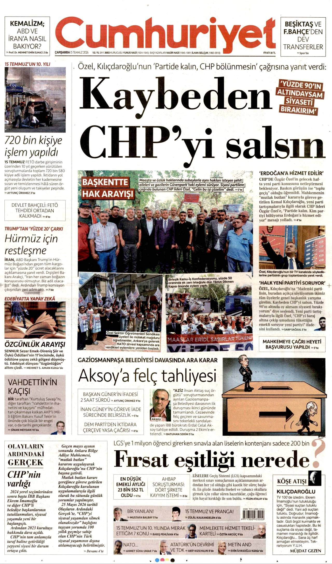 Cumhuriyet Gazetesi
