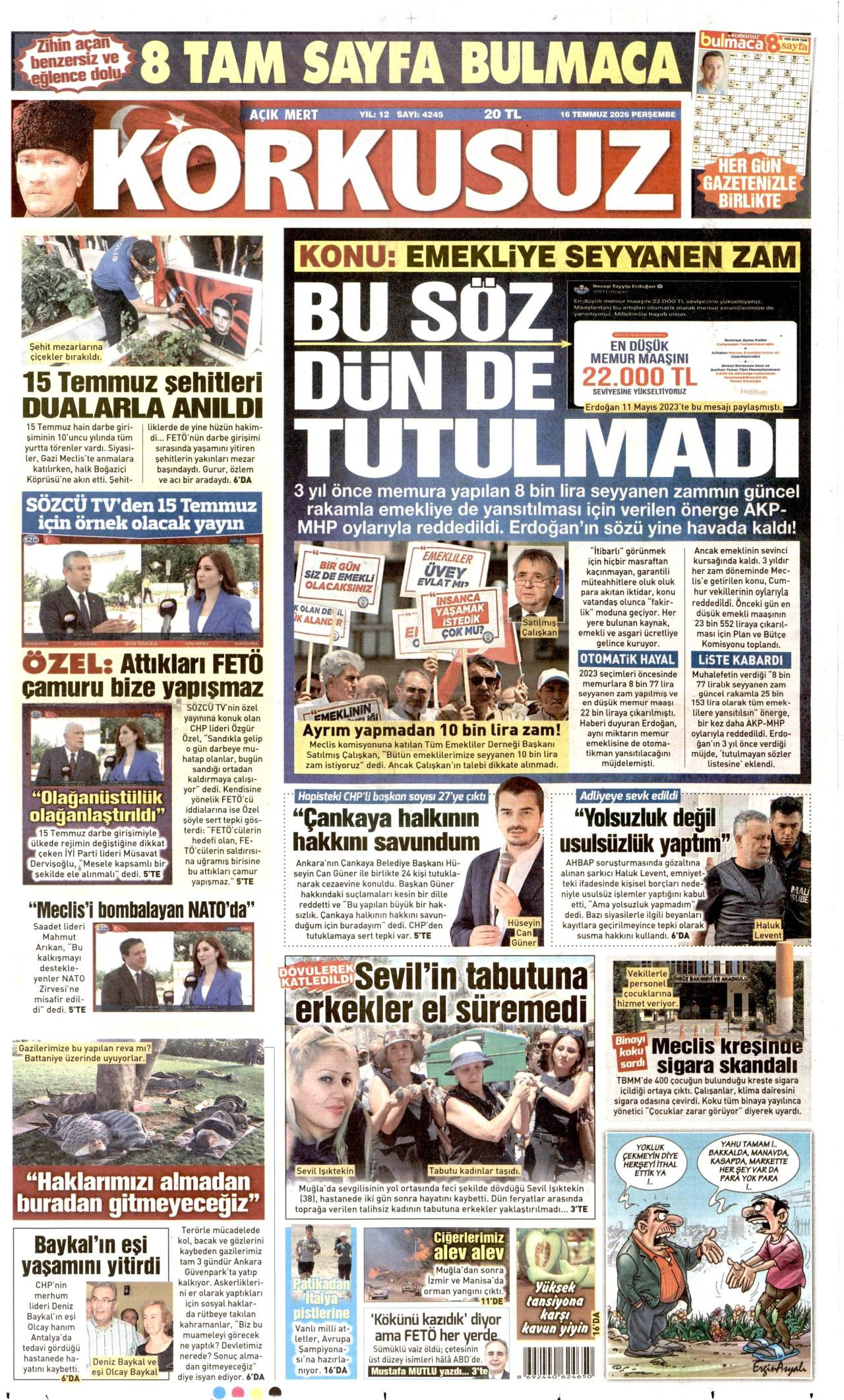 Korkusuz gazetesi 