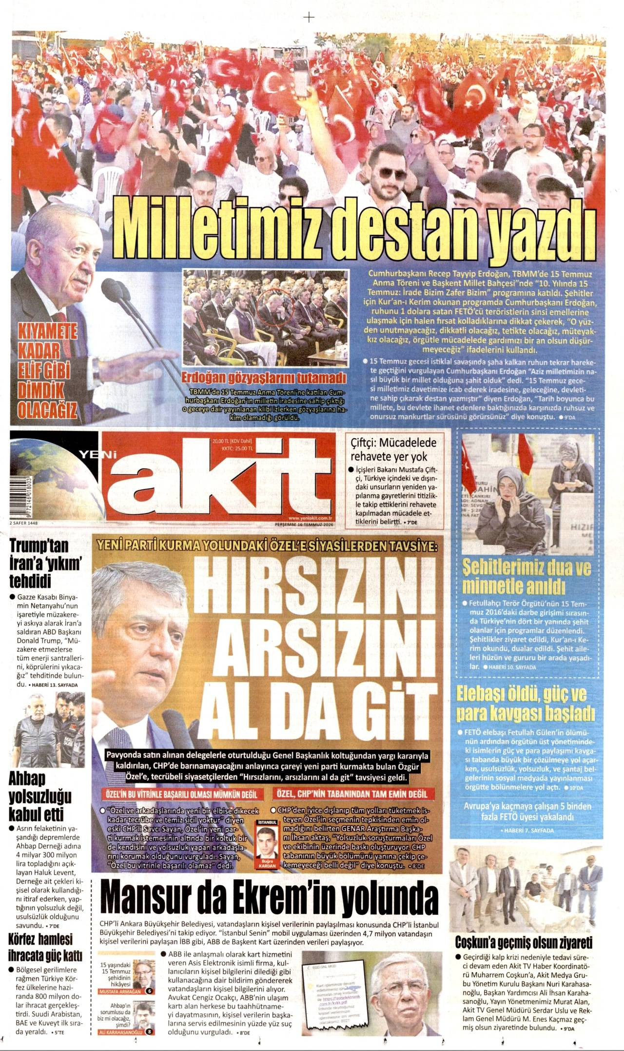 Yeni Akit Gazetesi