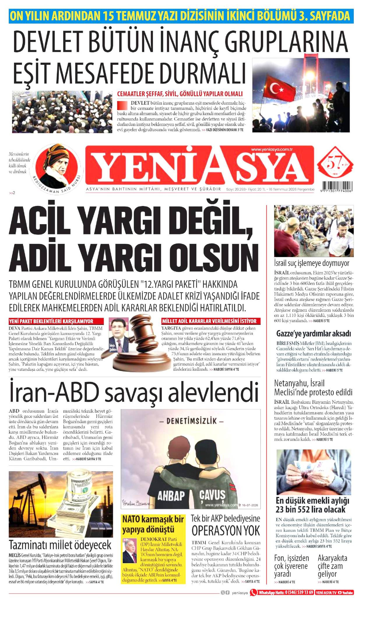 Yeni Asya Gazetesi