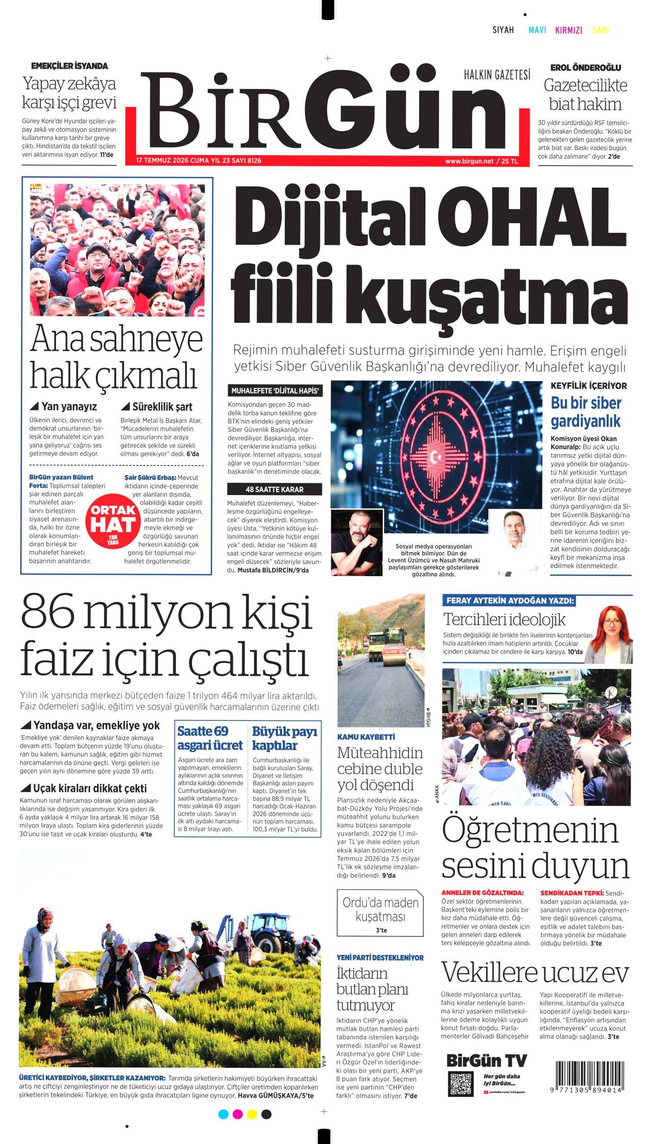 BirGün gazetesi 
