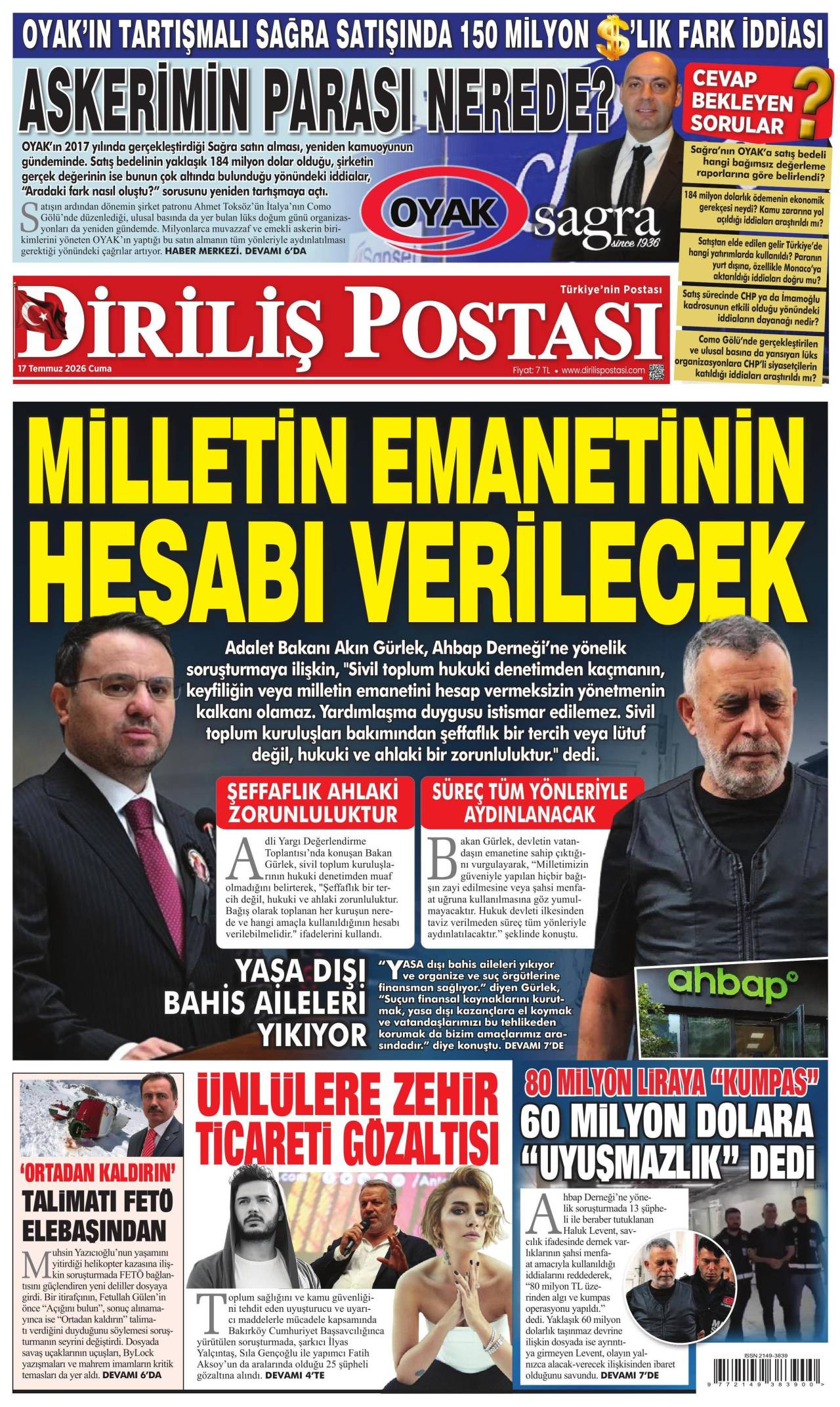 Diriliş Postası gazetesi 