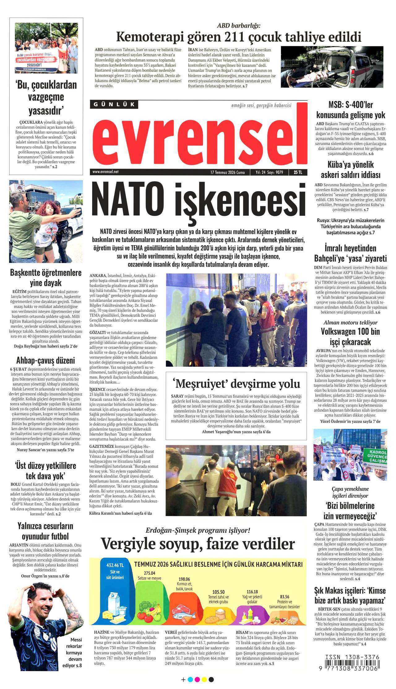 Evrensel gazetesi 