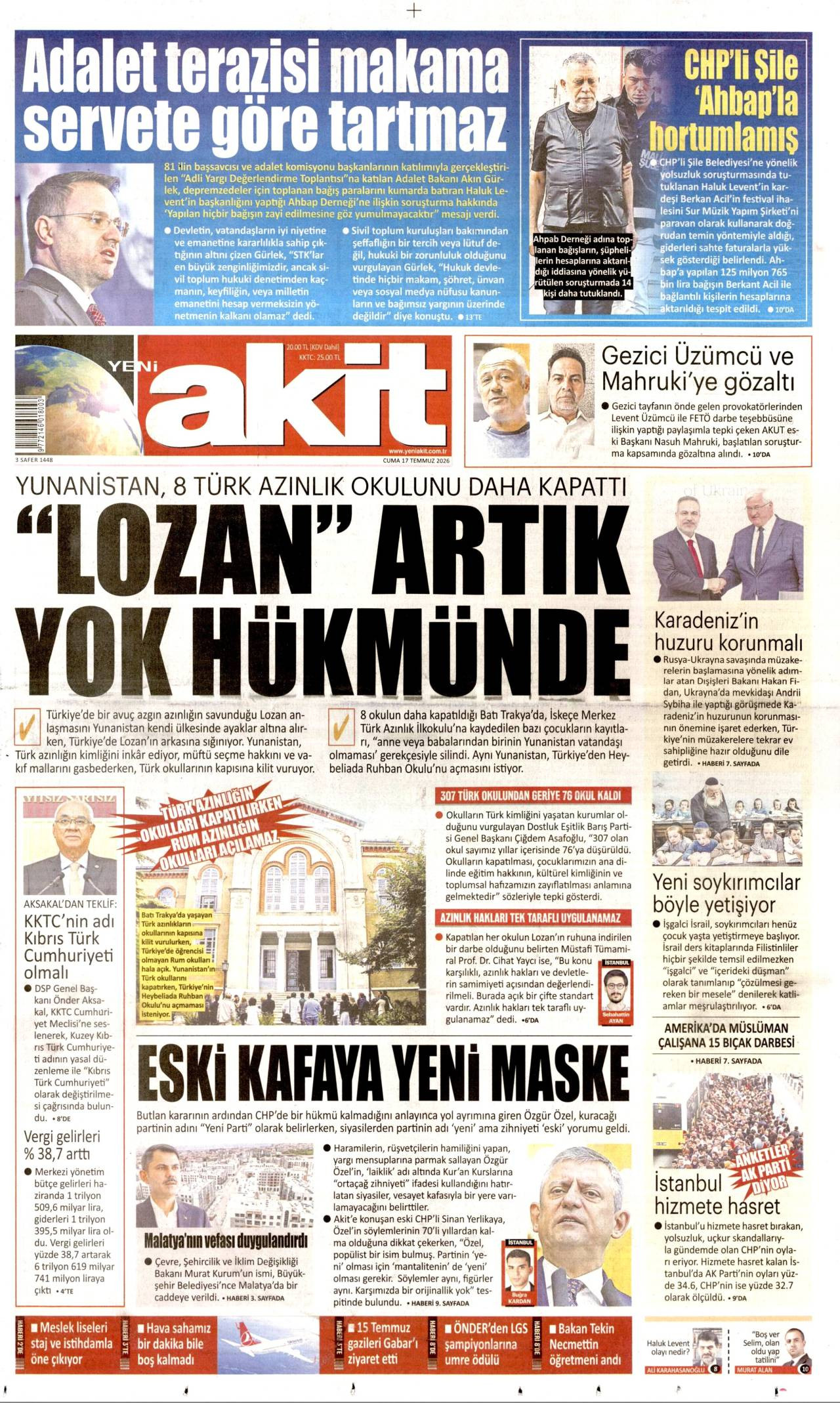 Yeni Akit gazetesi 