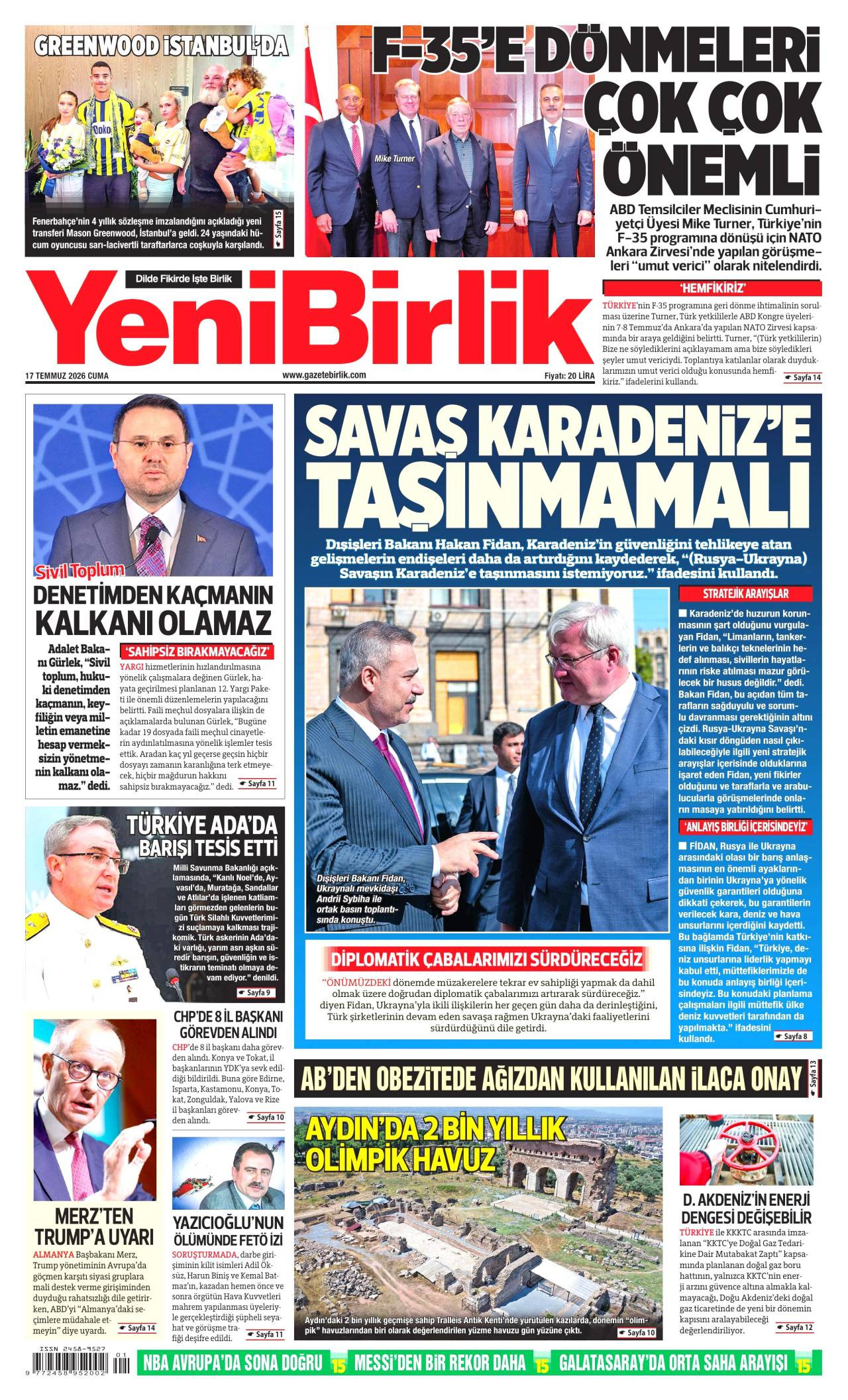 Yeni Birlik Gazetesi