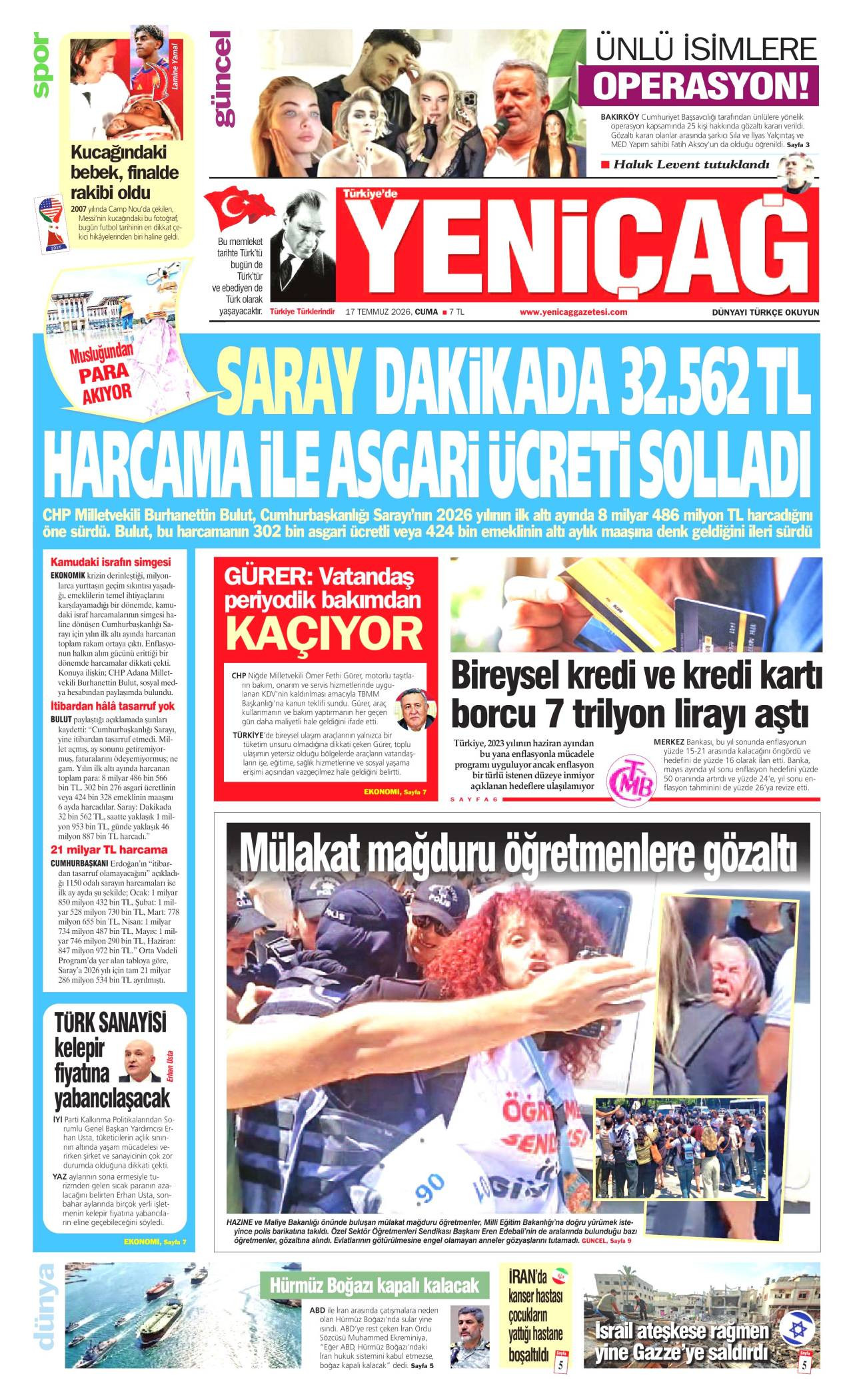 Yeniçağ gazetesi 