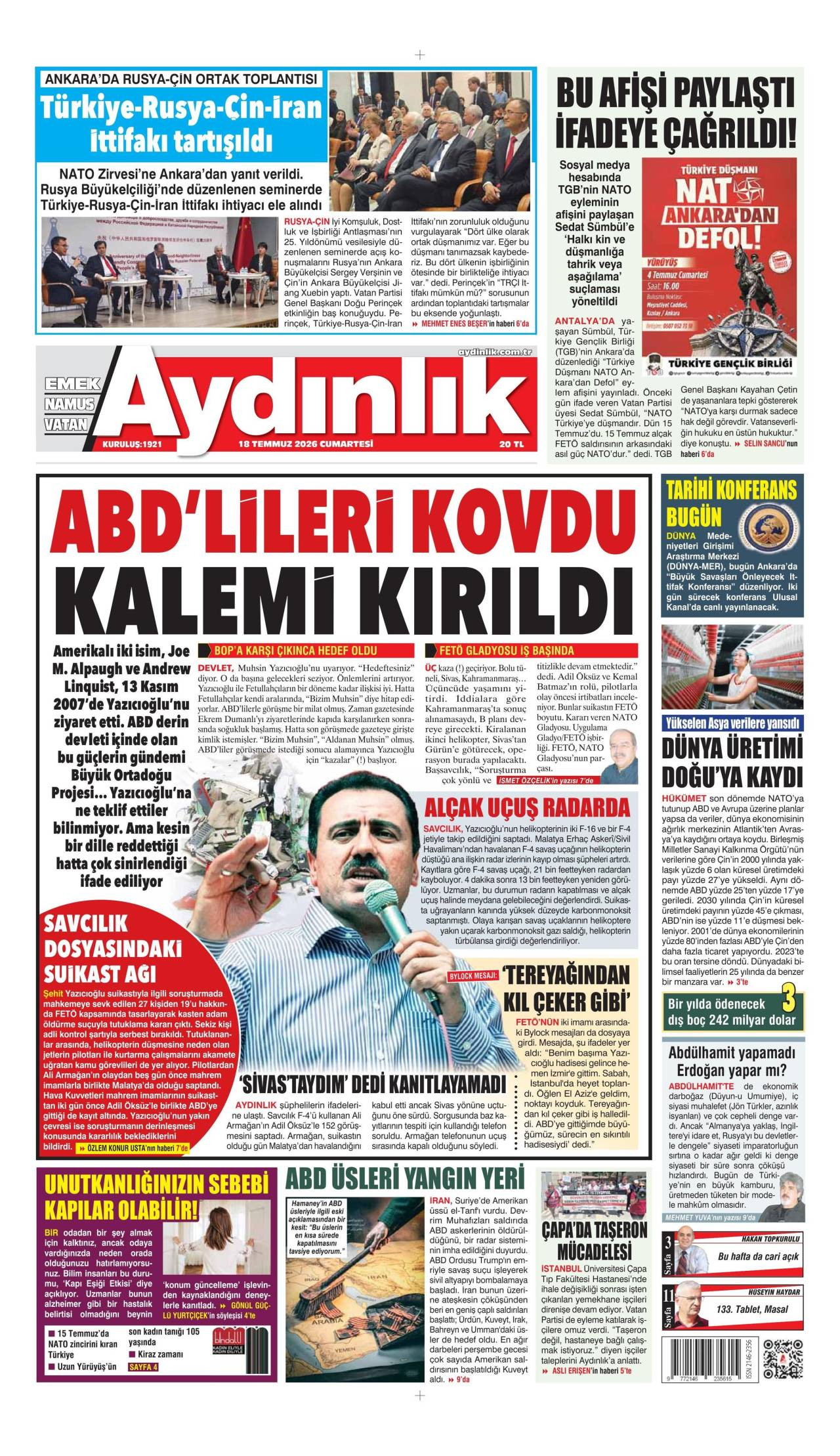 Aydınlık Gazetesi
