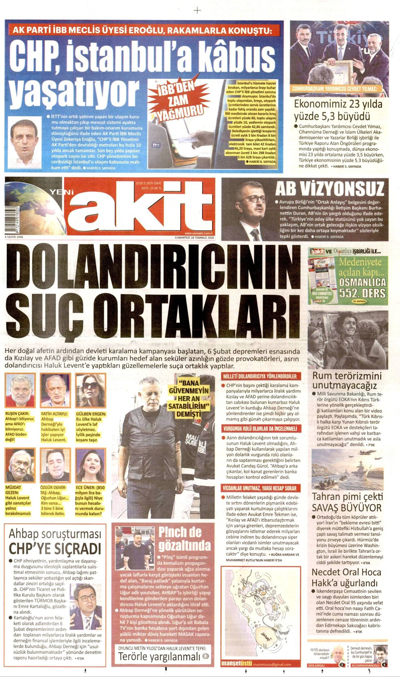 Yeni Akit Gazetesi