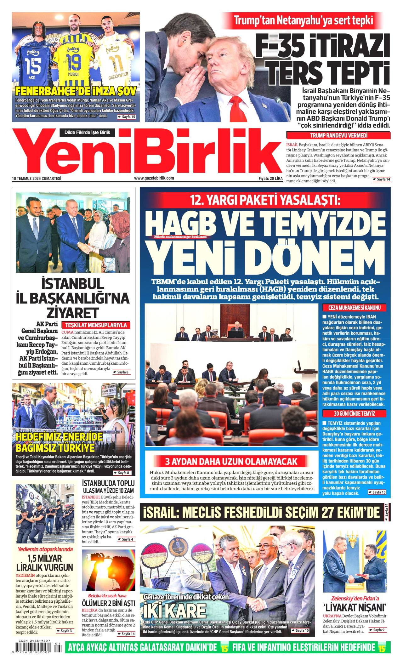 Yeni Birlik Gazetesi
