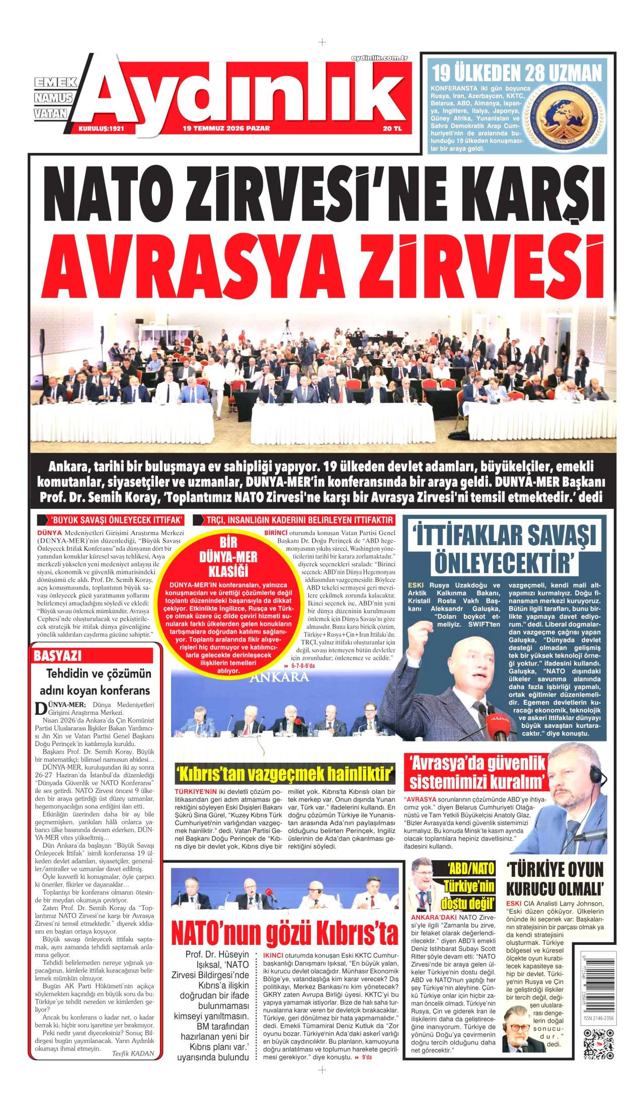 Aydınlık Gazetesi
