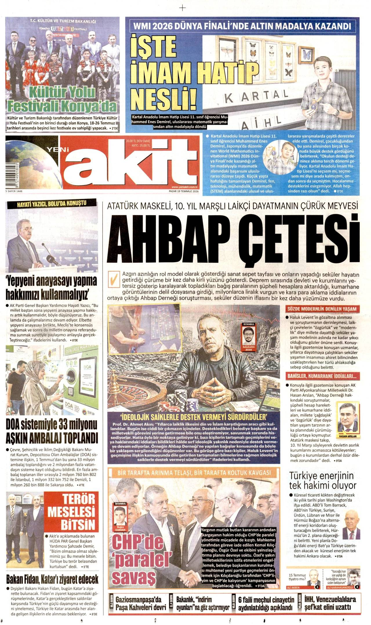 Yeni Akit Gazetesi