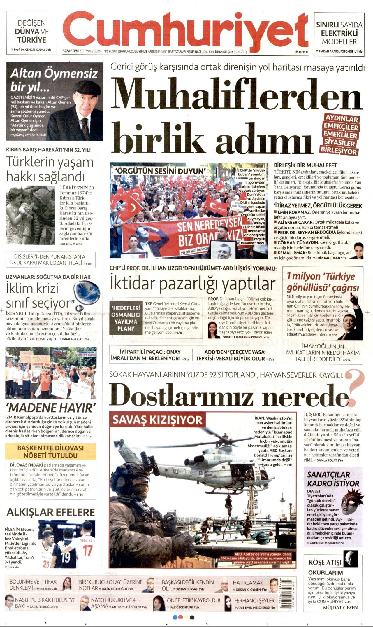 Cumhuriyet Gazetesi