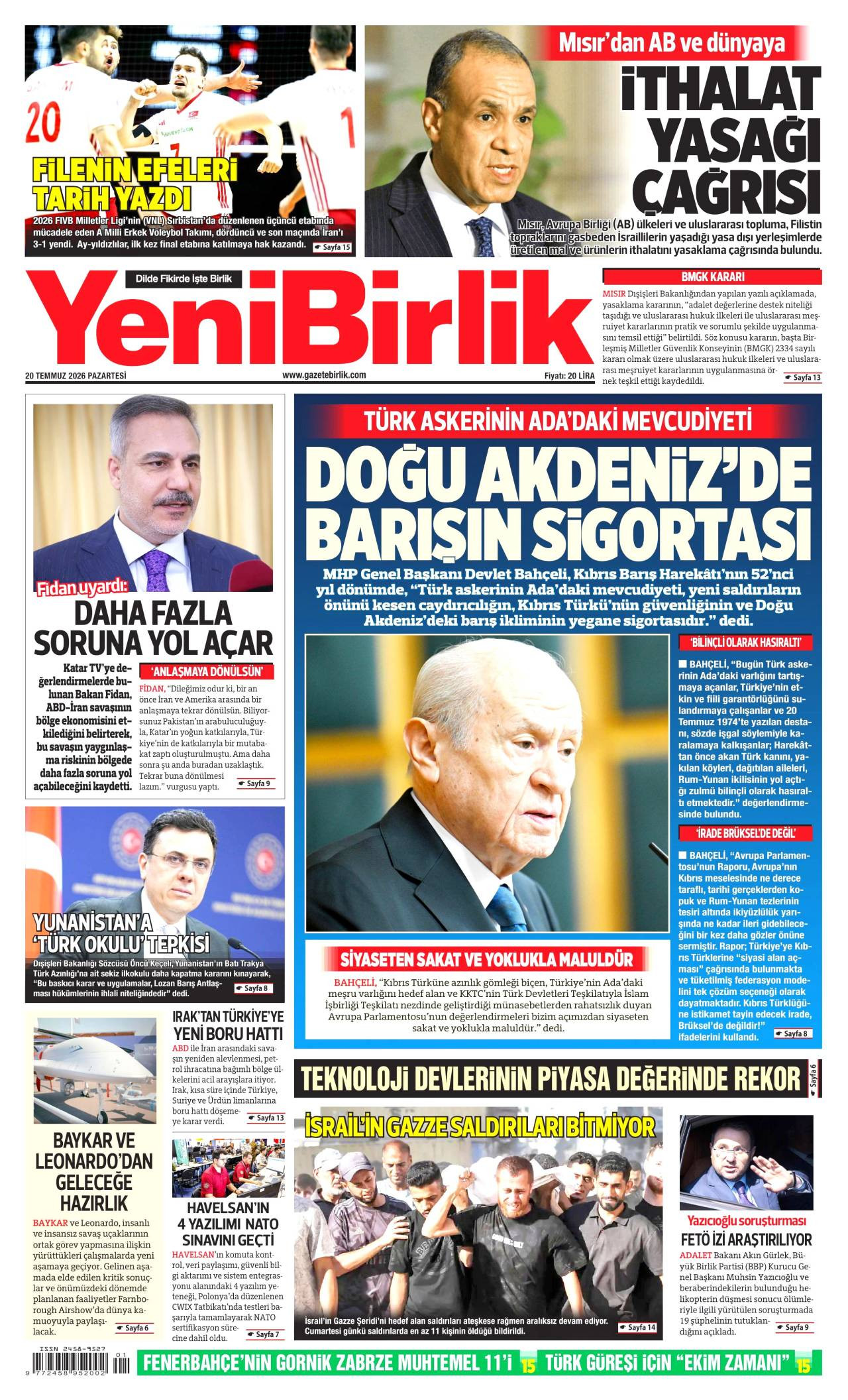 Yeni Birlik Gazetesi