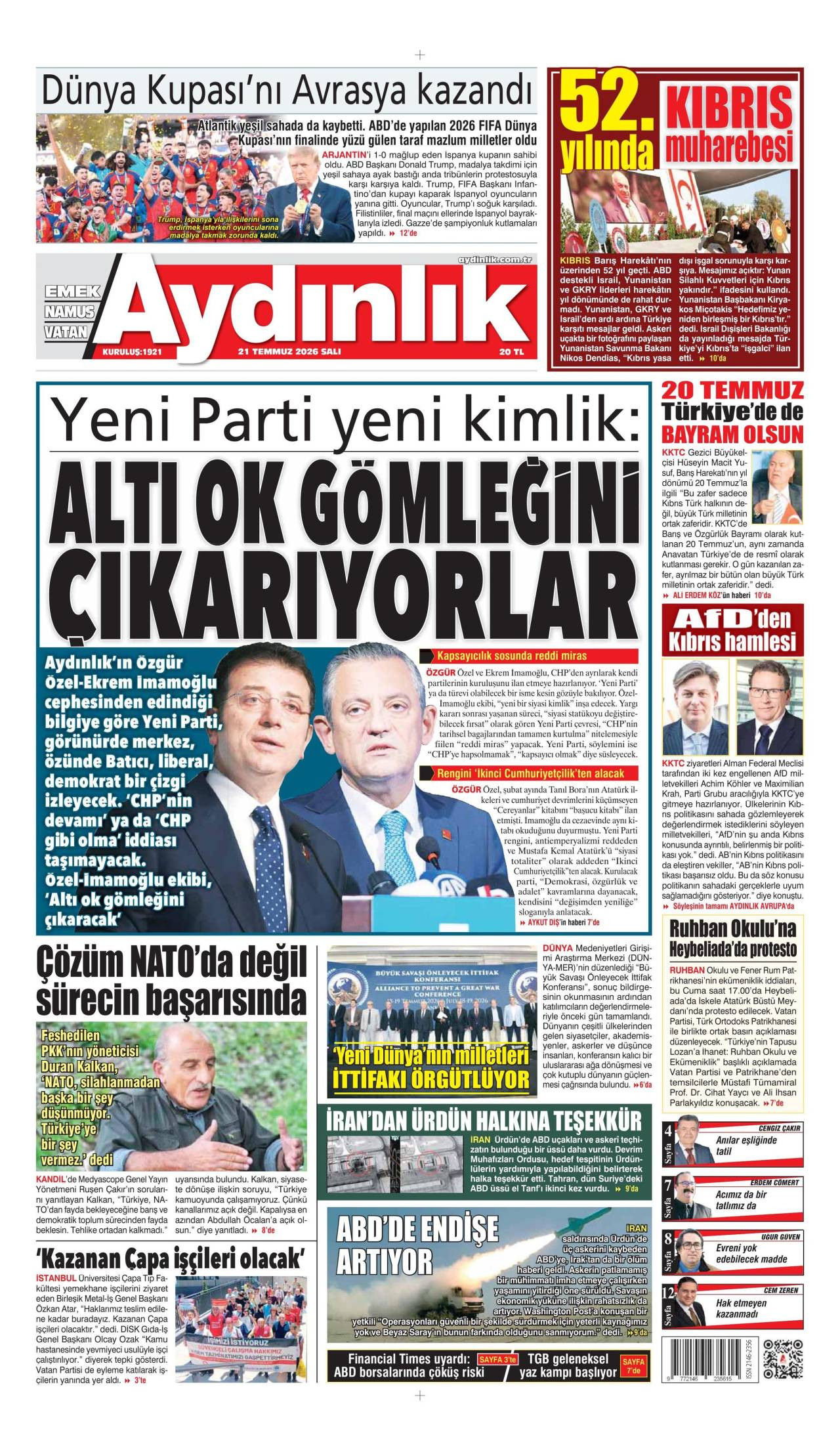 Aydınlık Gazetesi