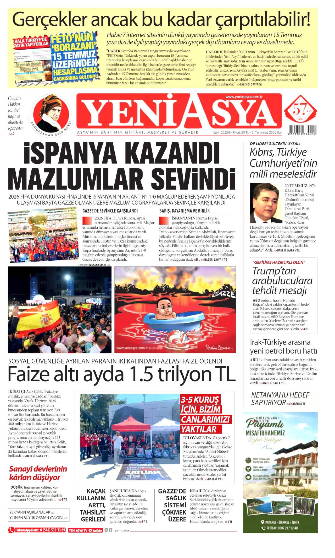 Yeni Asya Gazetesi
