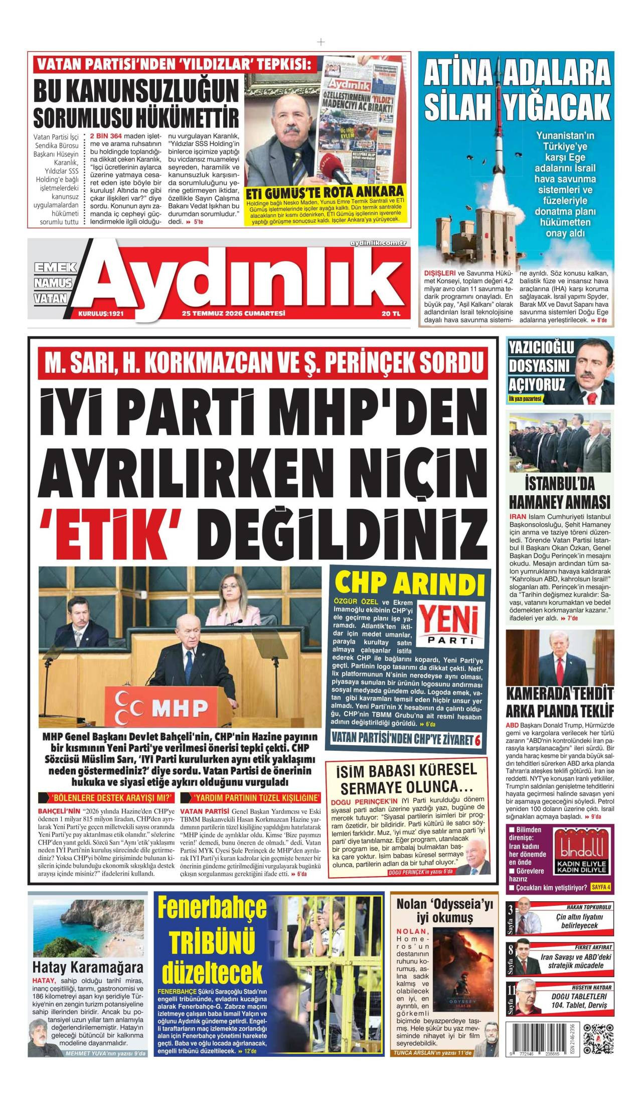 Aydınlık Gazetesi