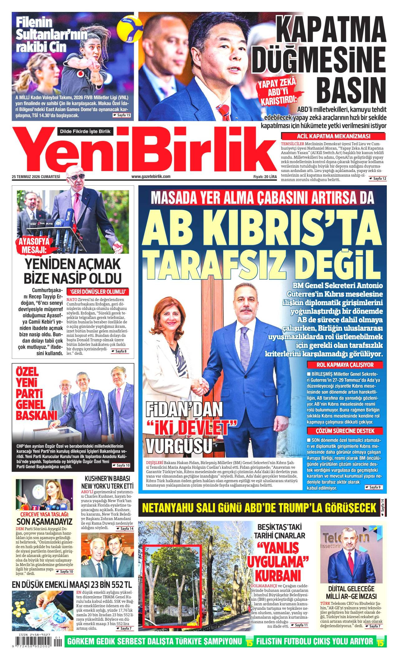 Yeni Birlik Gazetesi