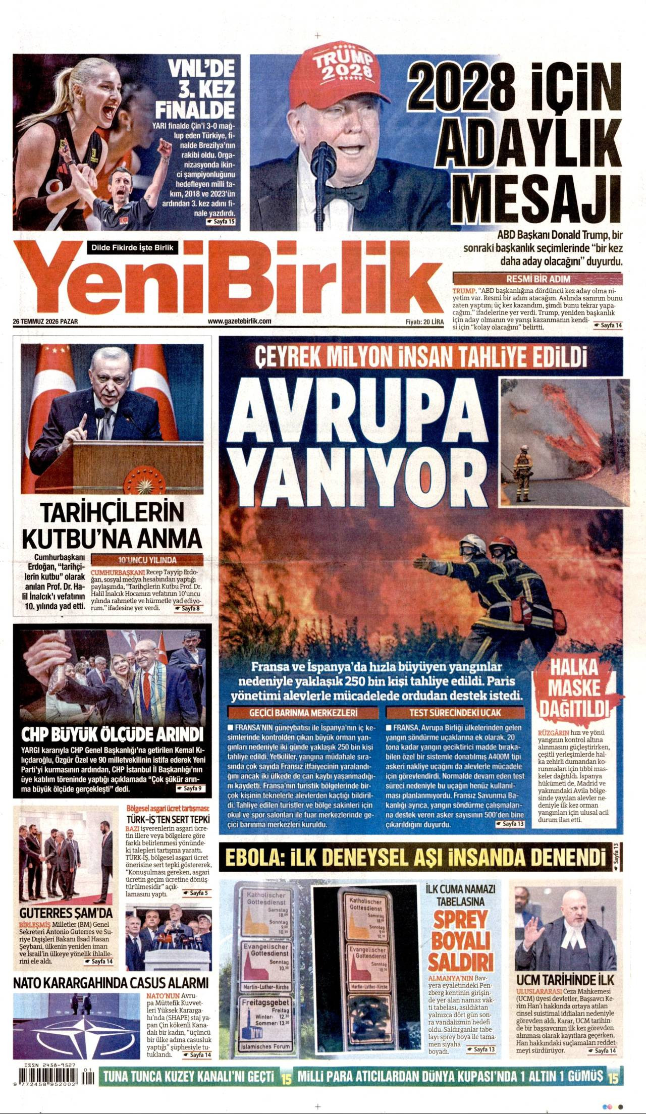 Yeni Birlik Gazetesi