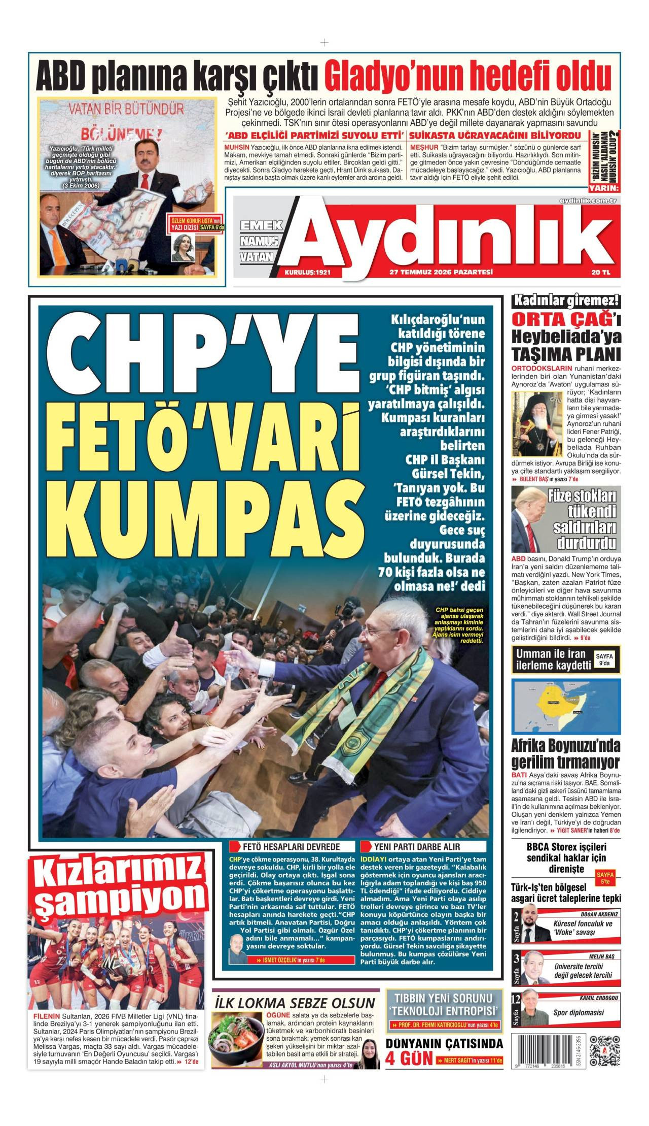 Aydınlık Gazetesi
