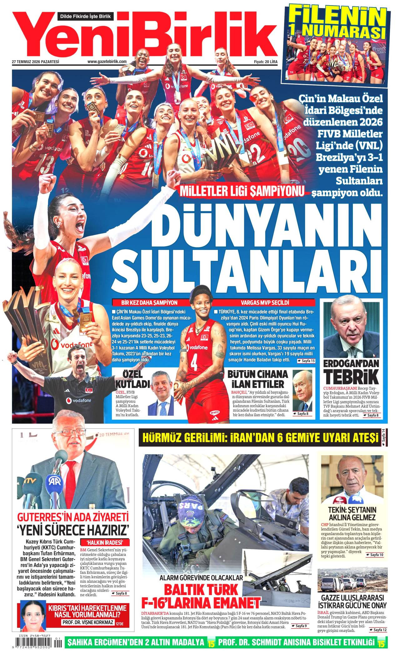 Yeni Birlik Gazetesi