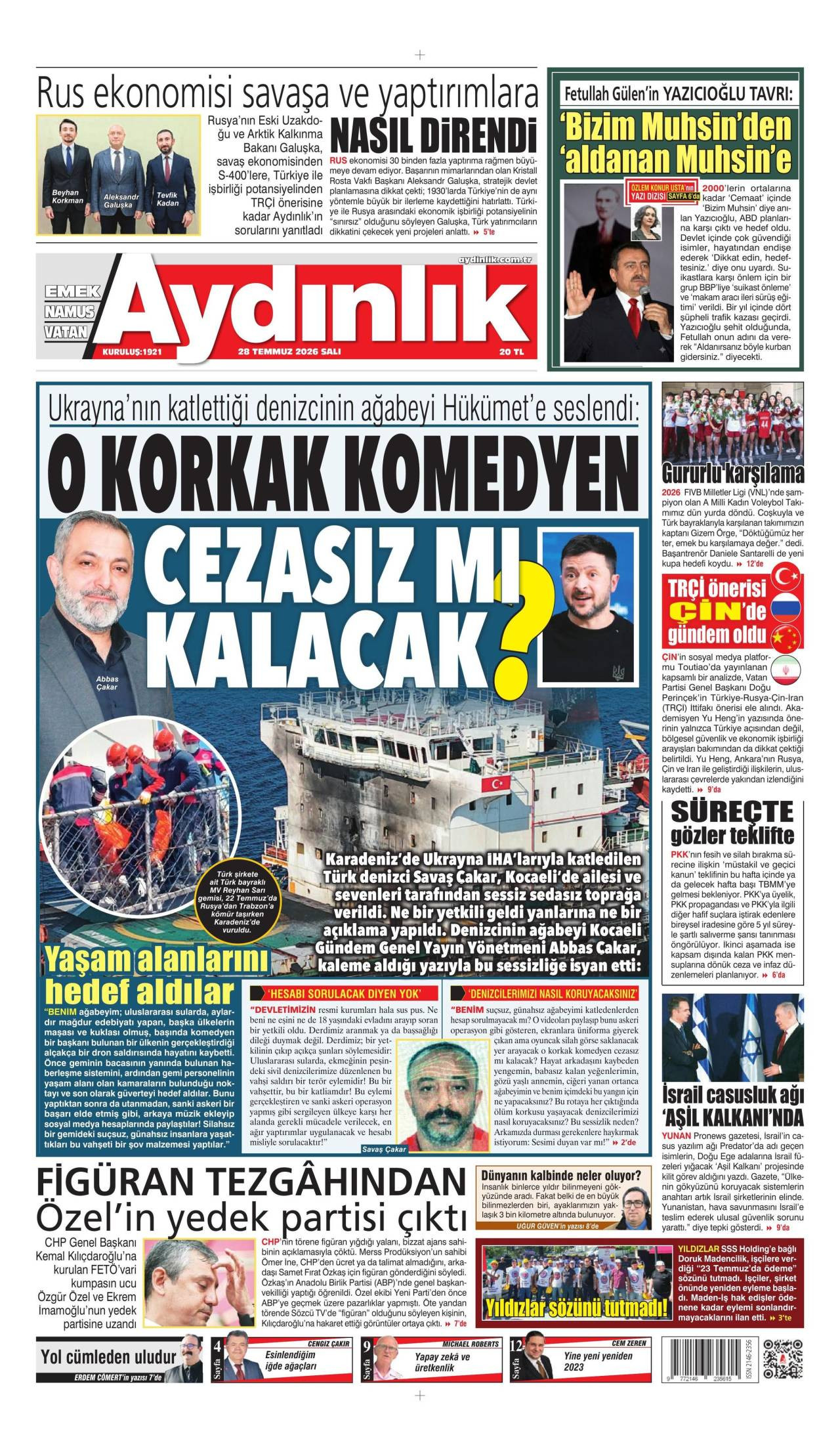 Aydınlık Gazetesi