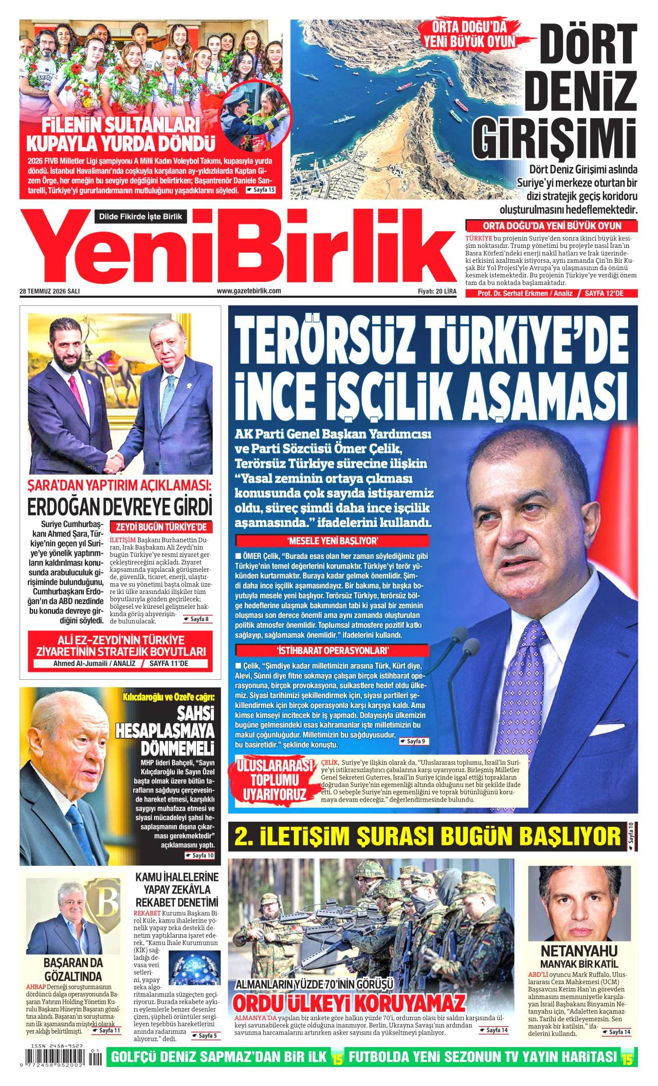 Yeni Birlik Gazetesi