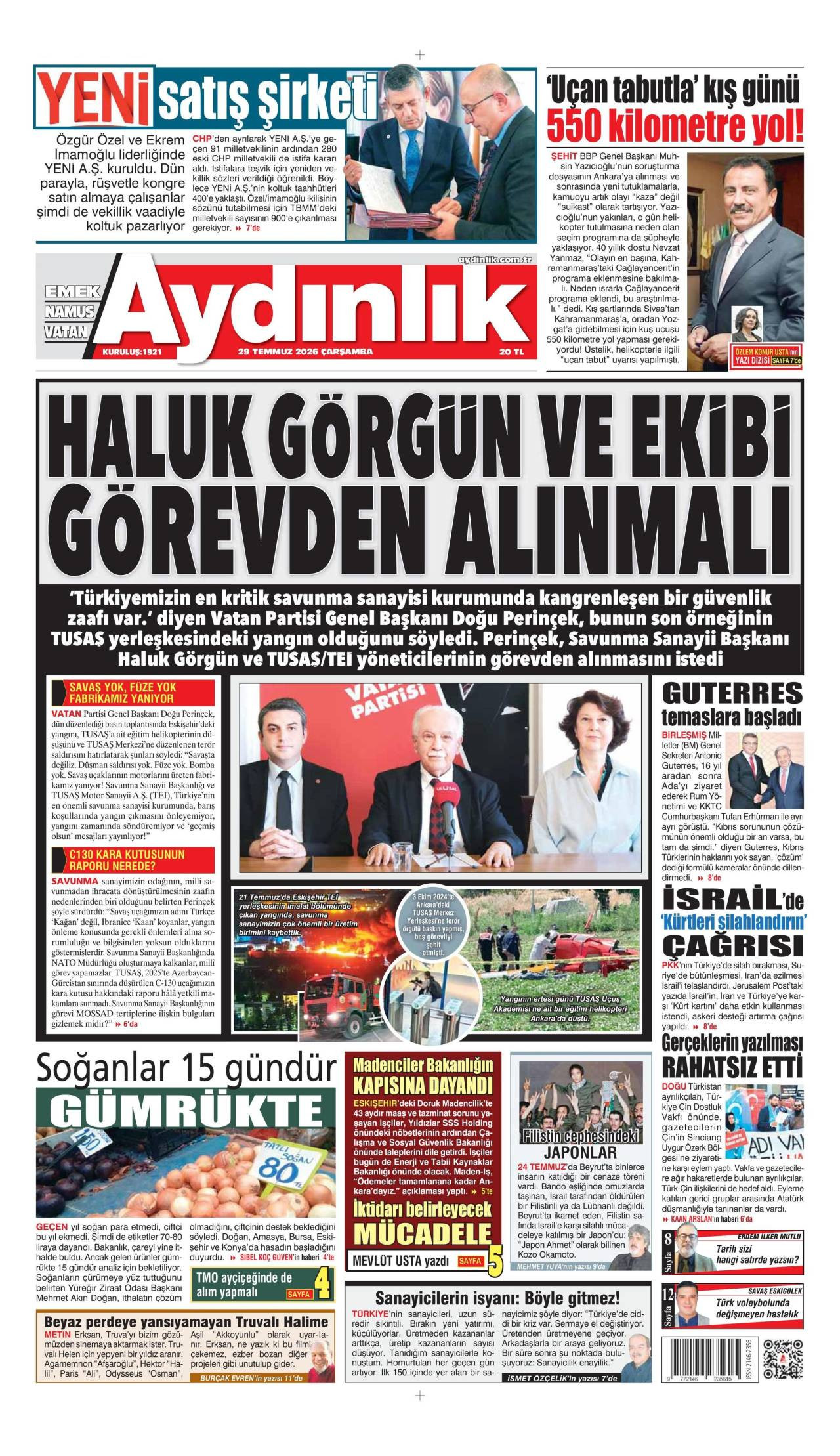 Aydınlık Gazetesi