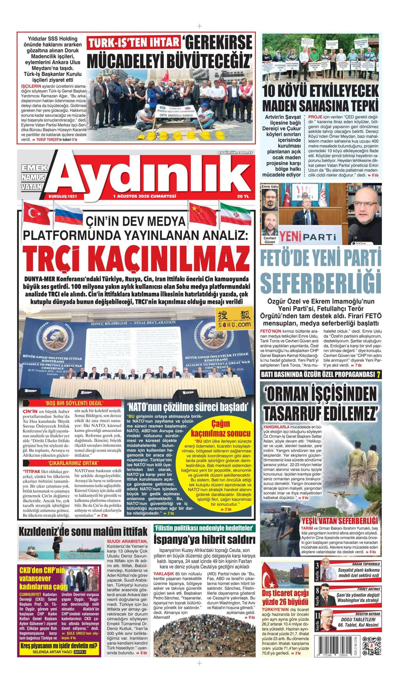Aydınlık Gazetesi