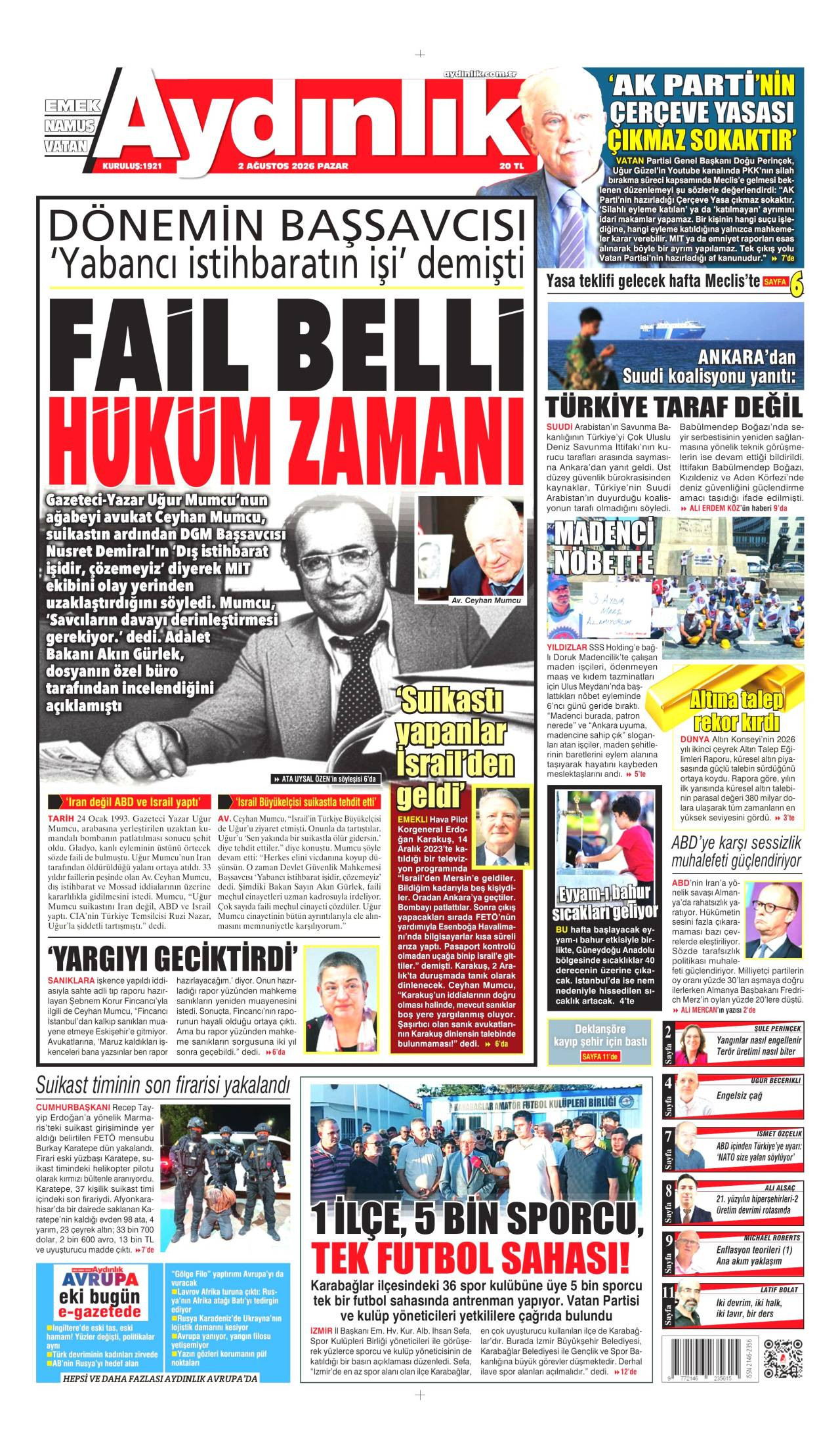 Aydınlık Gazetesi