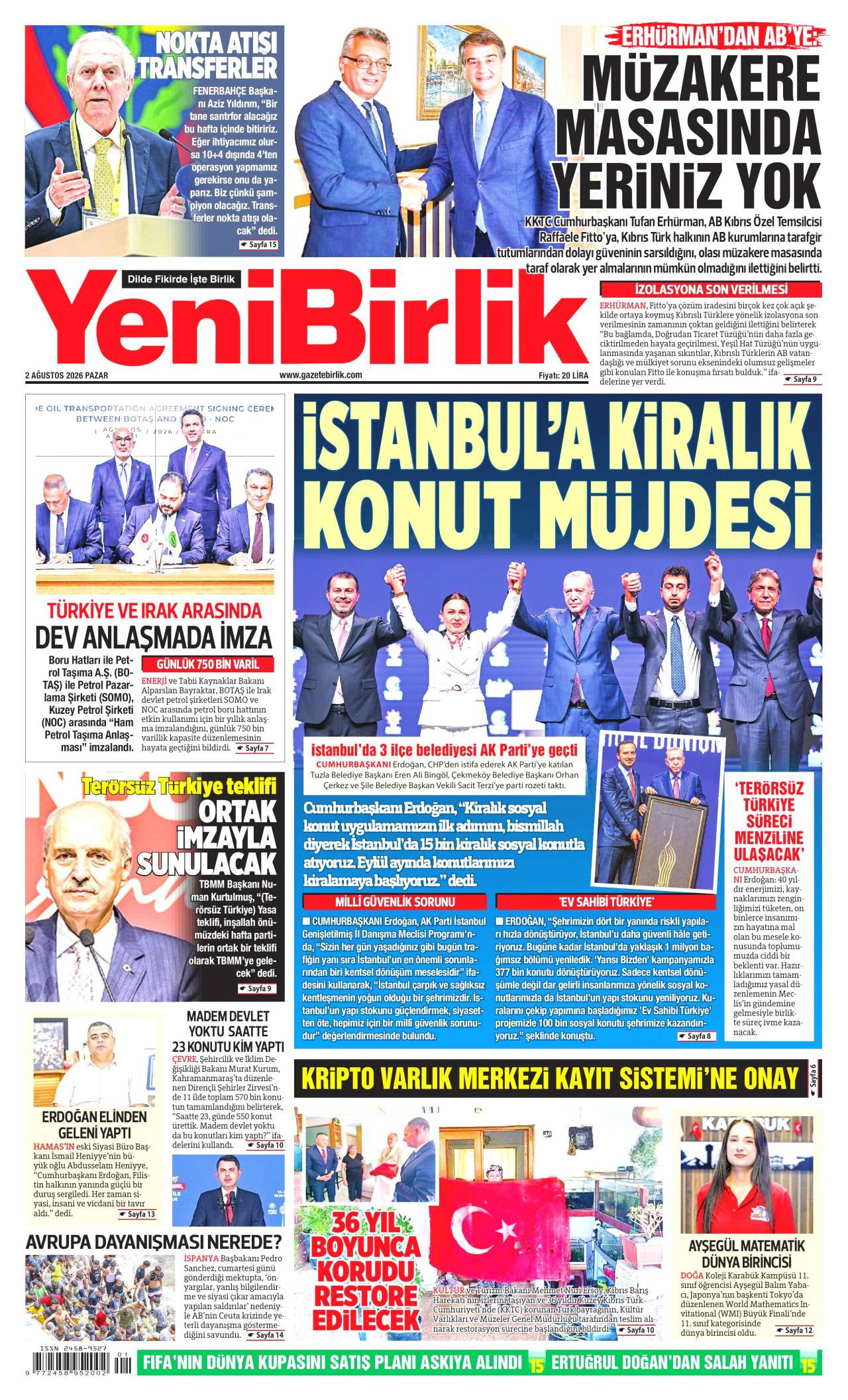 Yeni Birlik Gazetesi