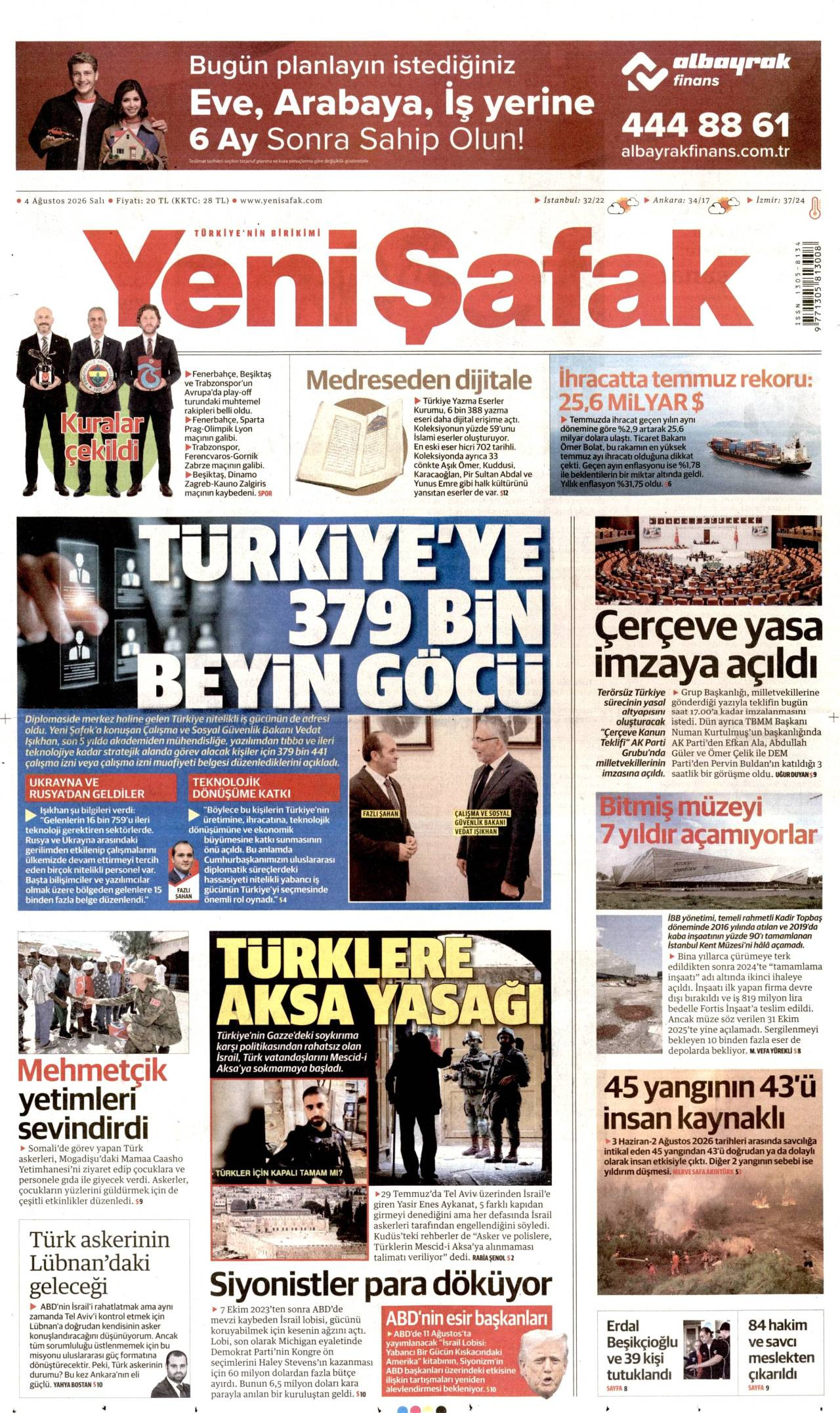 Yeni Şafak Gazetesi