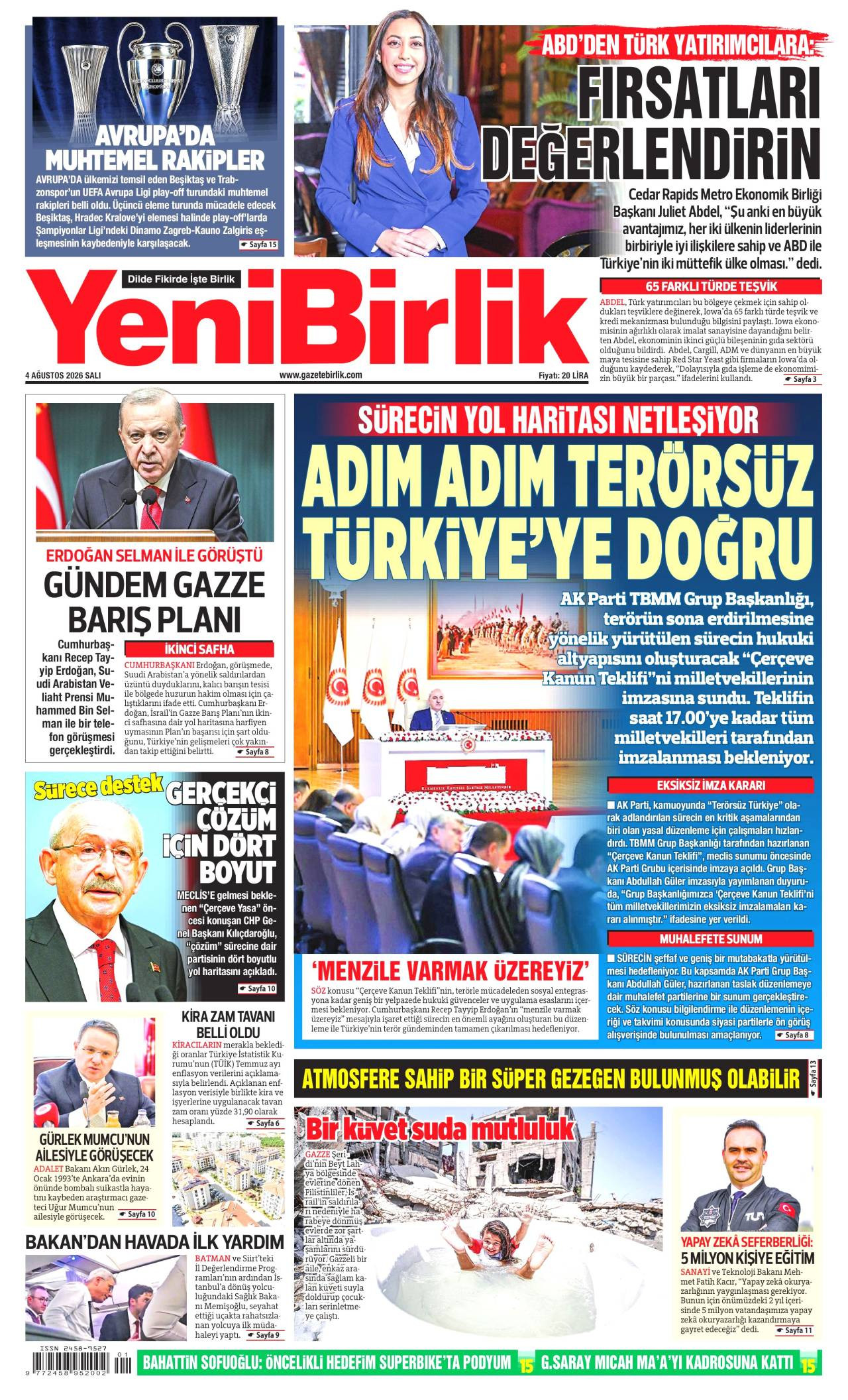 Yeni Birlik Gazetesi