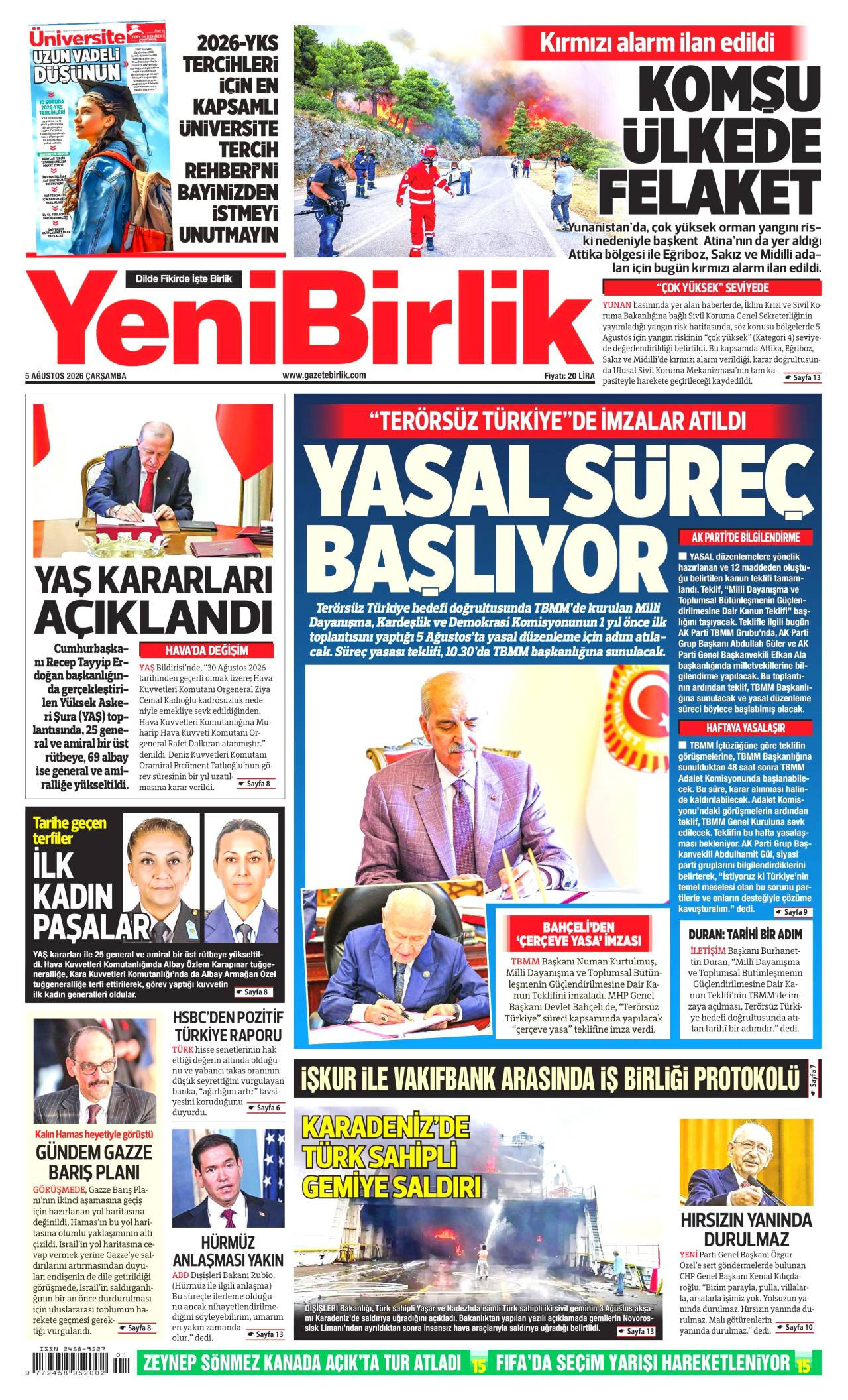 Yeni Birlik Gazetesi