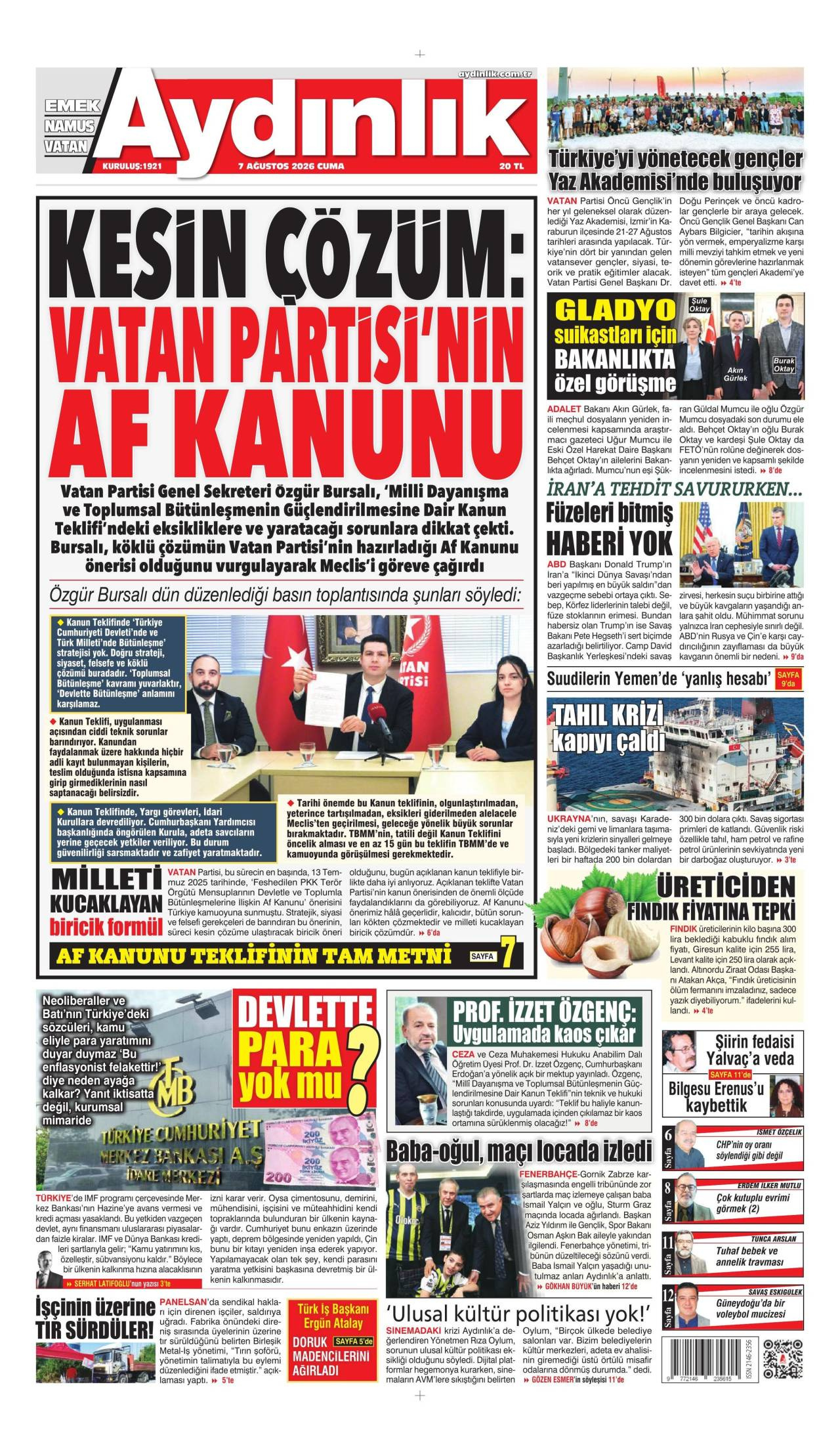 Aydınlık Gazetesi