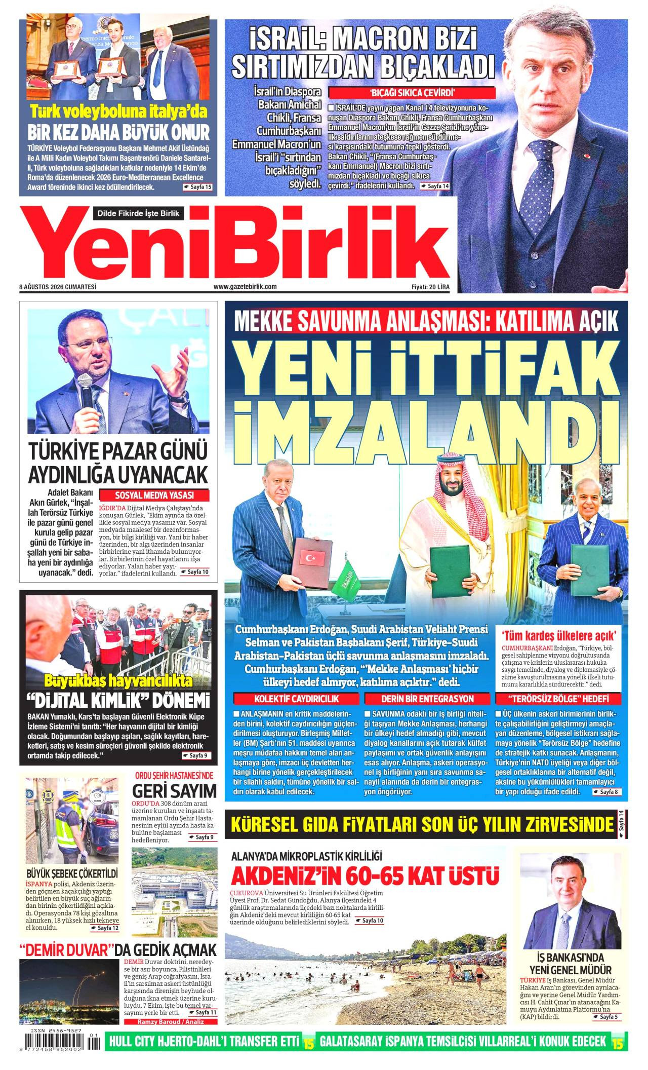 Yeni Birlik Gazetesi