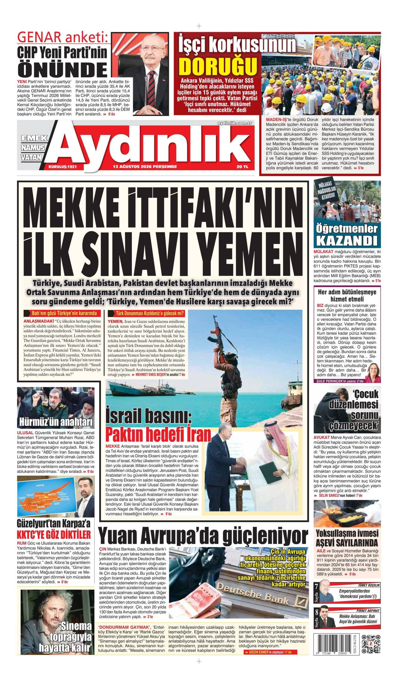 Aydınlık Gazetesi