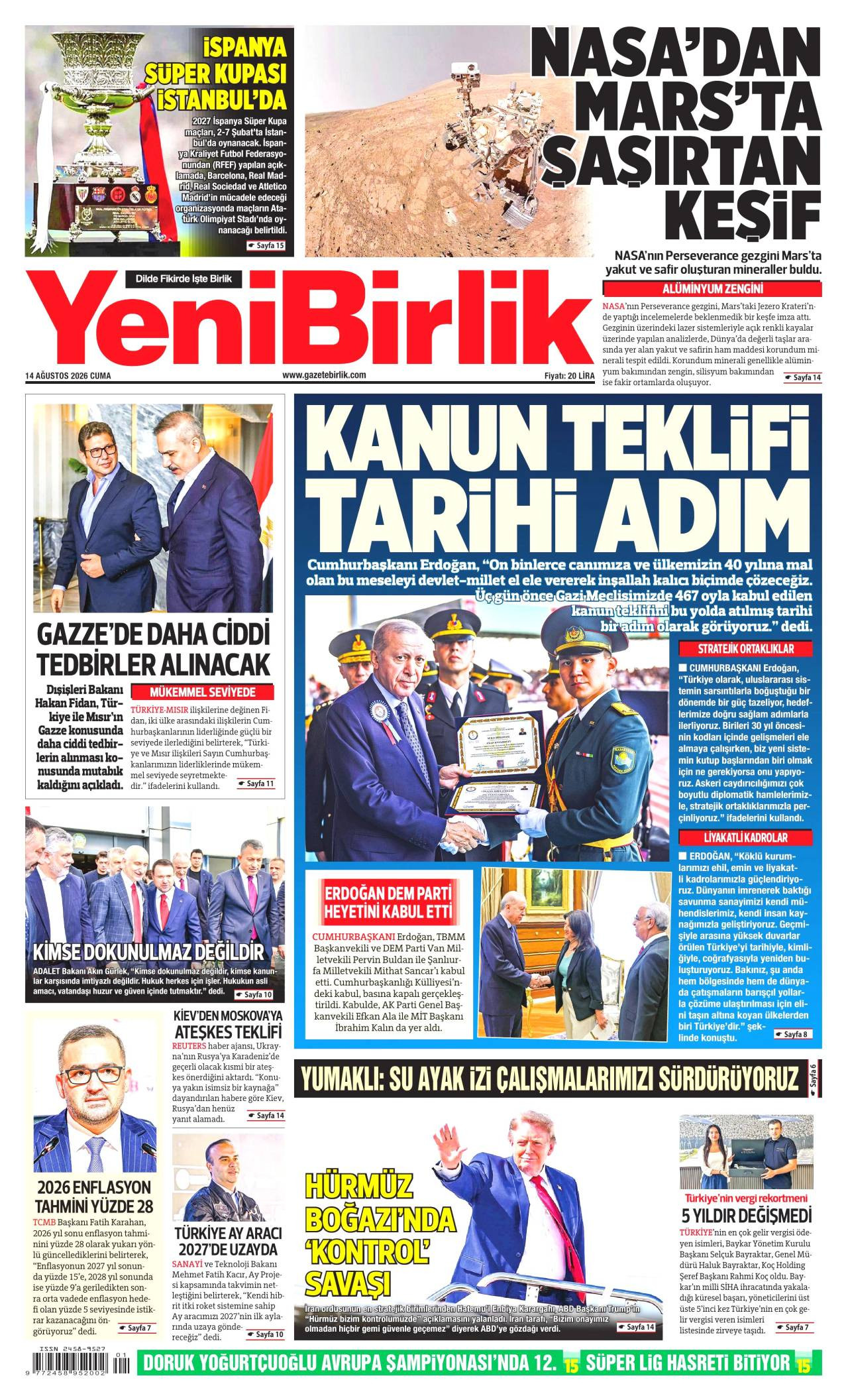 Yeni Birlik Gazetesi