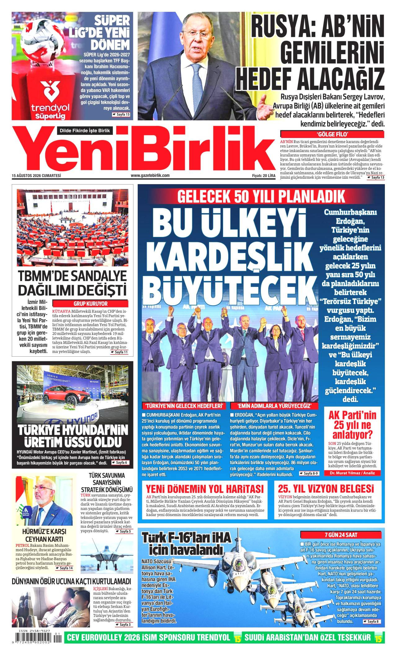 Yeni Birlik Gazetesi