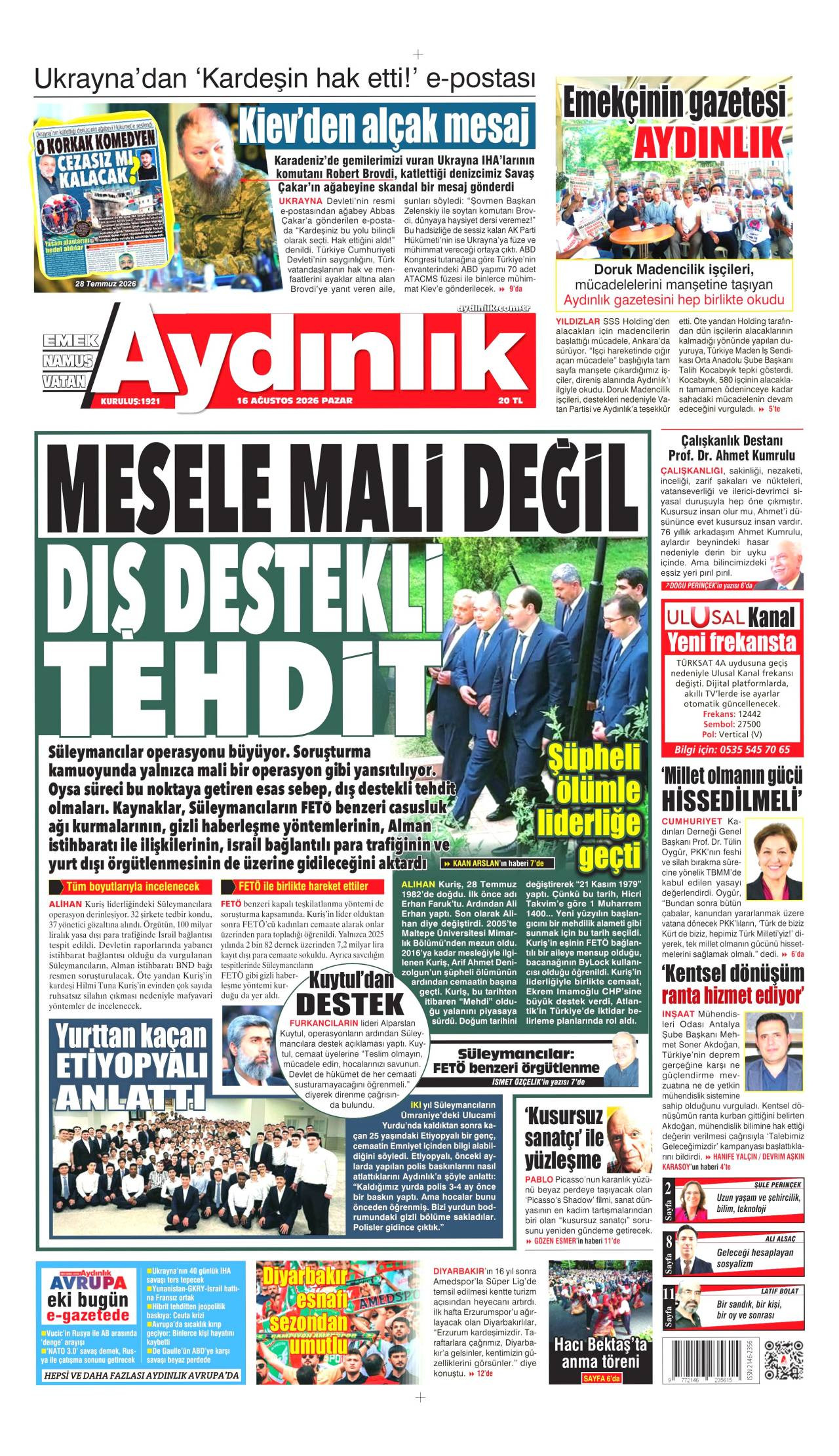 Aydınlık Gazetesi
