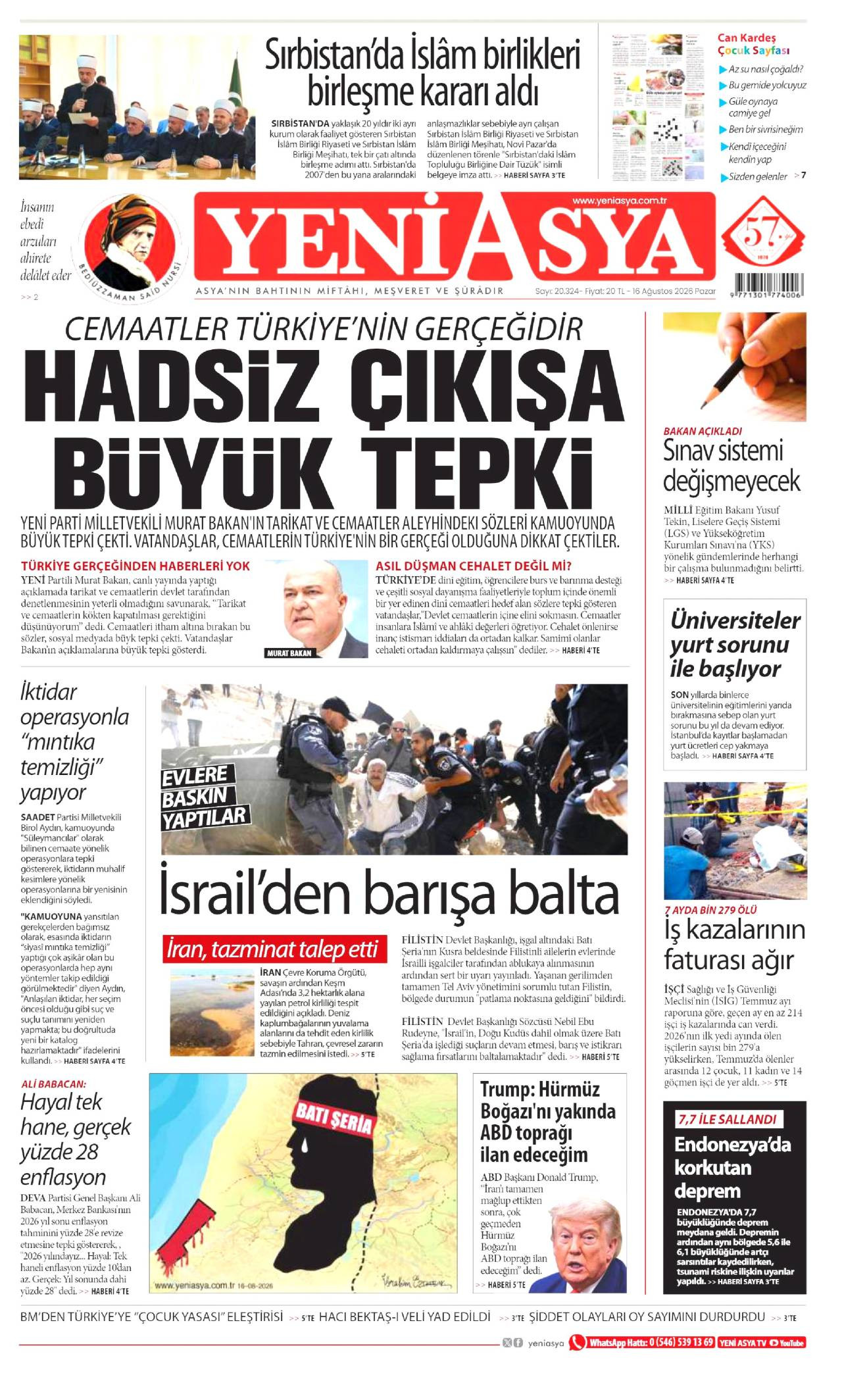 Yeni Asya Gazetesi