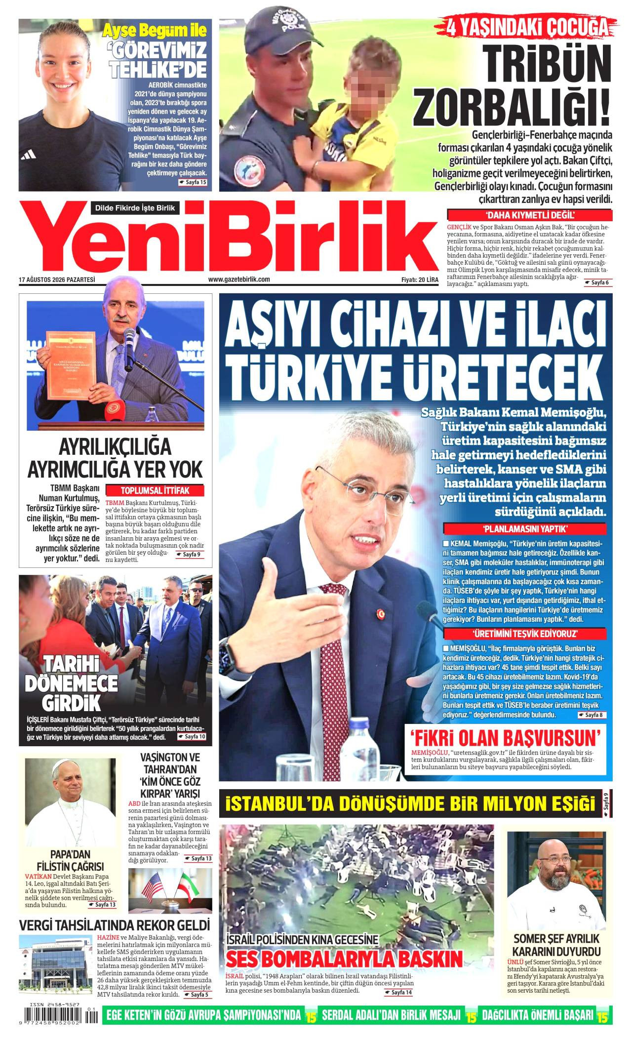 Yeni Birlik Gazetesi