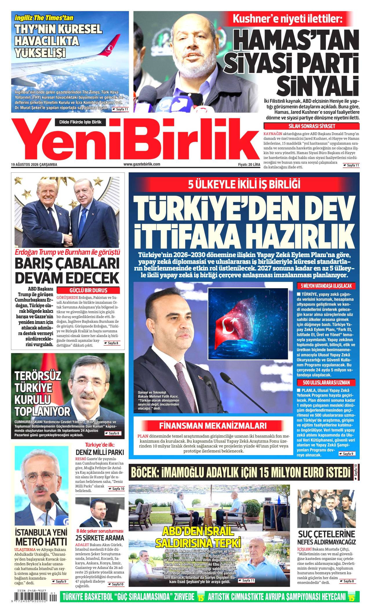 Yeni Birlik Gazetesi