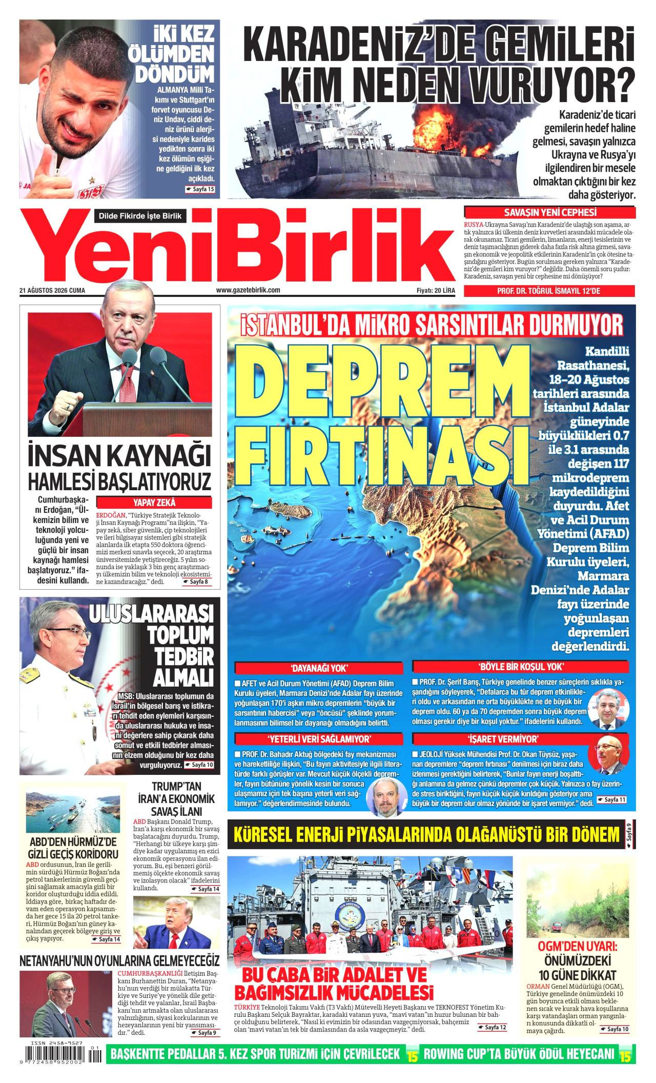Yeni Birlik Gazetesi