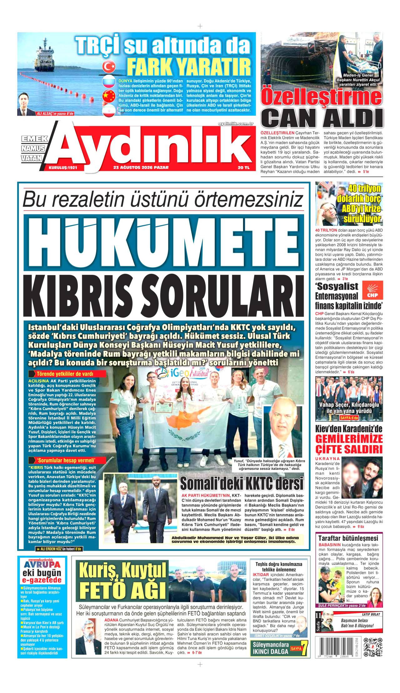 Aydınlık Gazetesi
