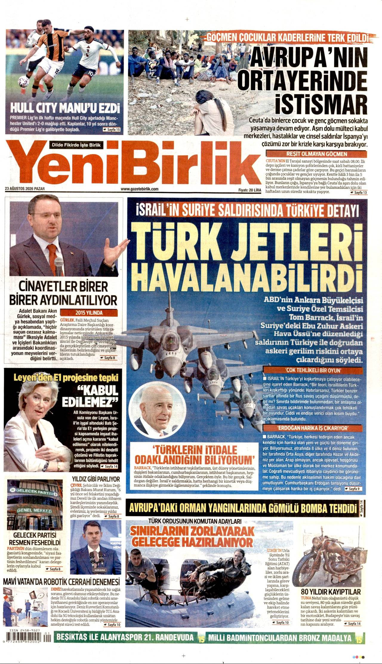 Yeni Birlik Gazetesi